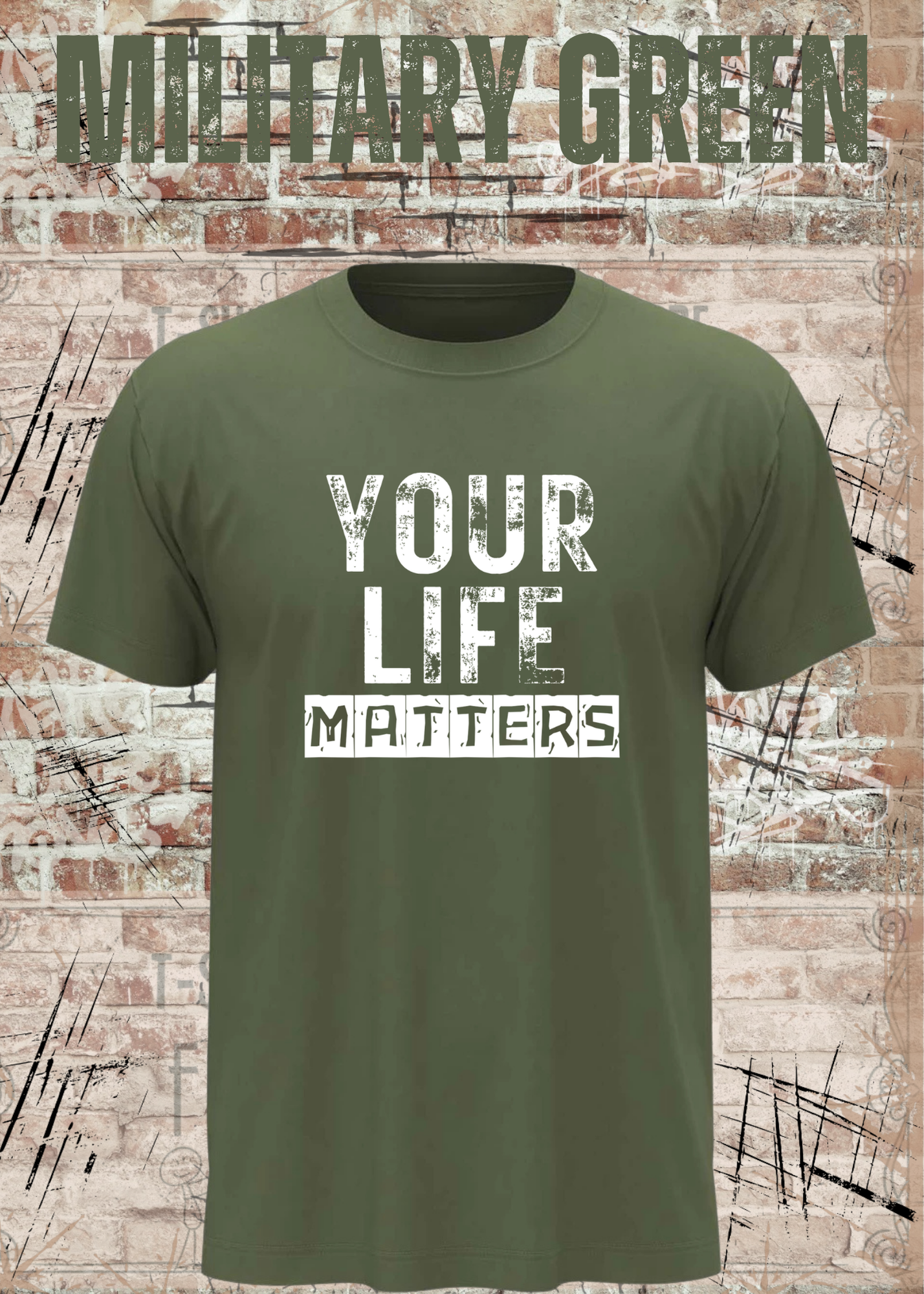 Your Life Matters T-Shirt – Statement Shirt Unisex | Streetwear & Urban Style