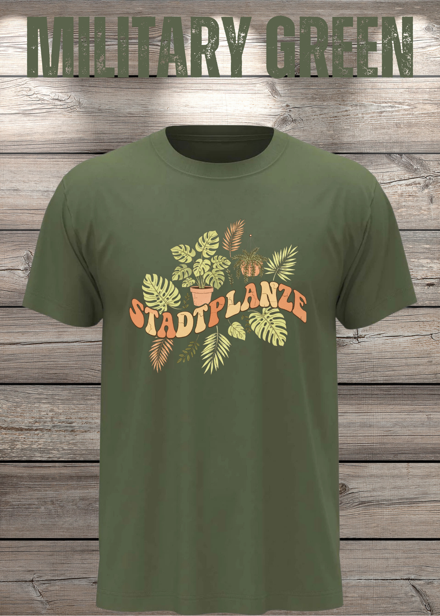 T-Shirt 'Stadtpflanze' - Witziges Spruch-Shirt für Urban-Naturliebhaber