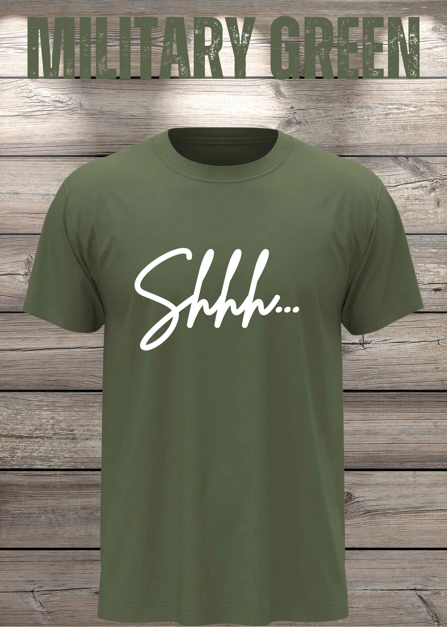 T-Shirt Shhh... - Geschenkidee T-Shirt - T-Shirt mit Spruch - Witziges T-Shirt - T-Shirt Freizeit - Lustiges T-Shirt Unisex