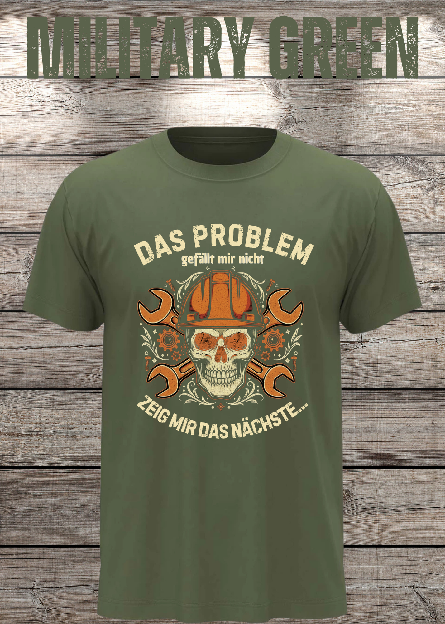 T-Shirt 'Das Problem gefällt mir nicht zeig mir das nächste' - Witziges Spruch-Shirt für Problemvermeider