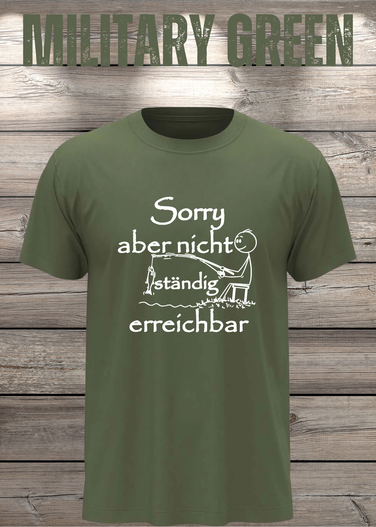 T-Shirt 'Sorry aber nicht ständig erreichbar' - Witziges Spruch-Shirt für Grenzensetzer