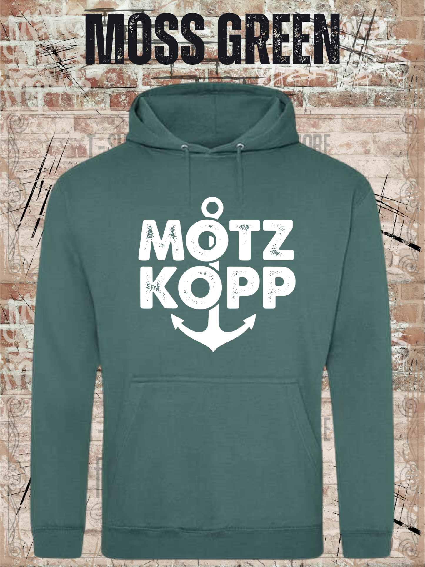 Unisex Hoodie Motz Kopp - Norddeutsch Maritime Mode