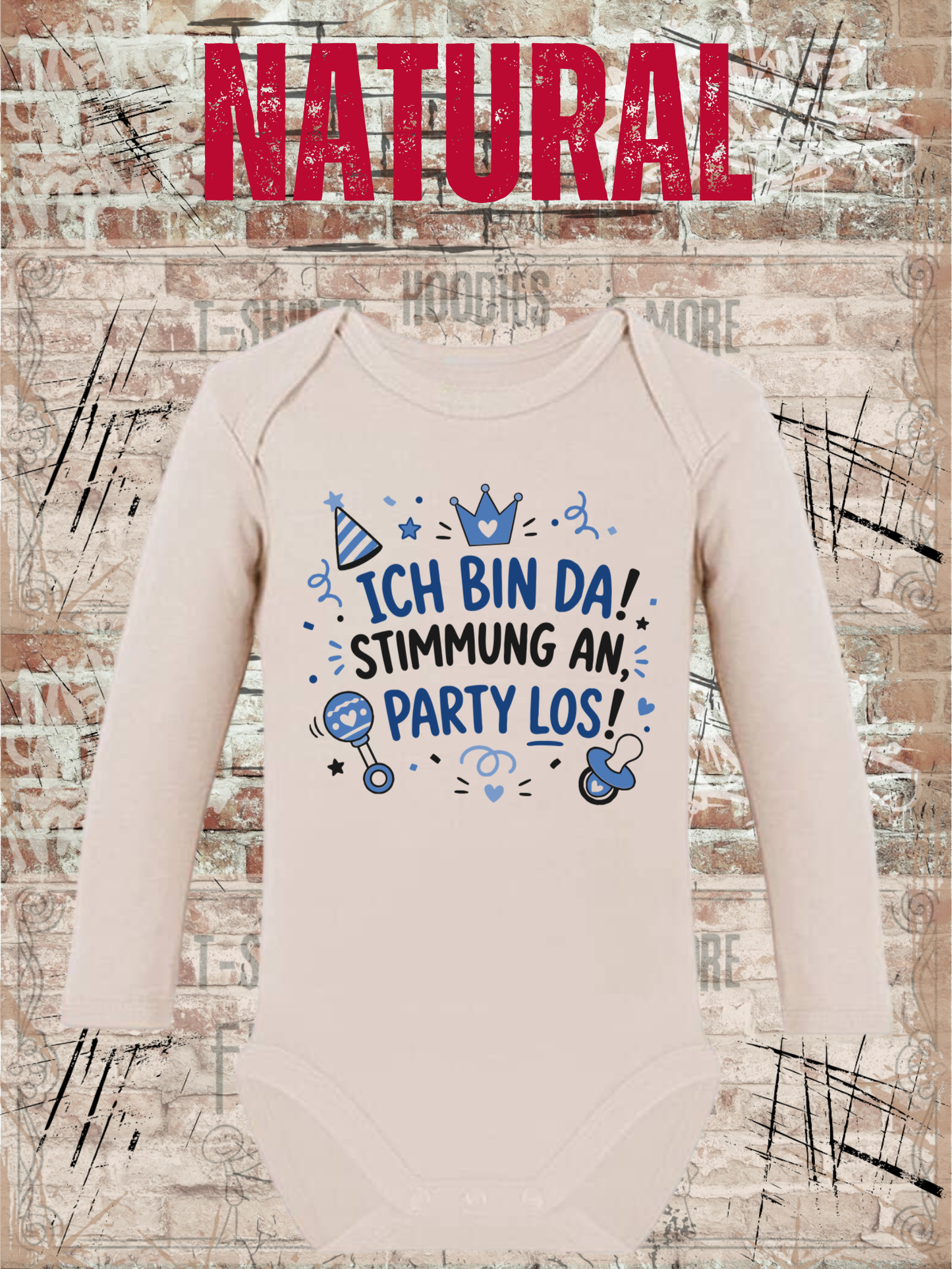 Ich bin da! Stimmung an, Party los! – Babybody Junge