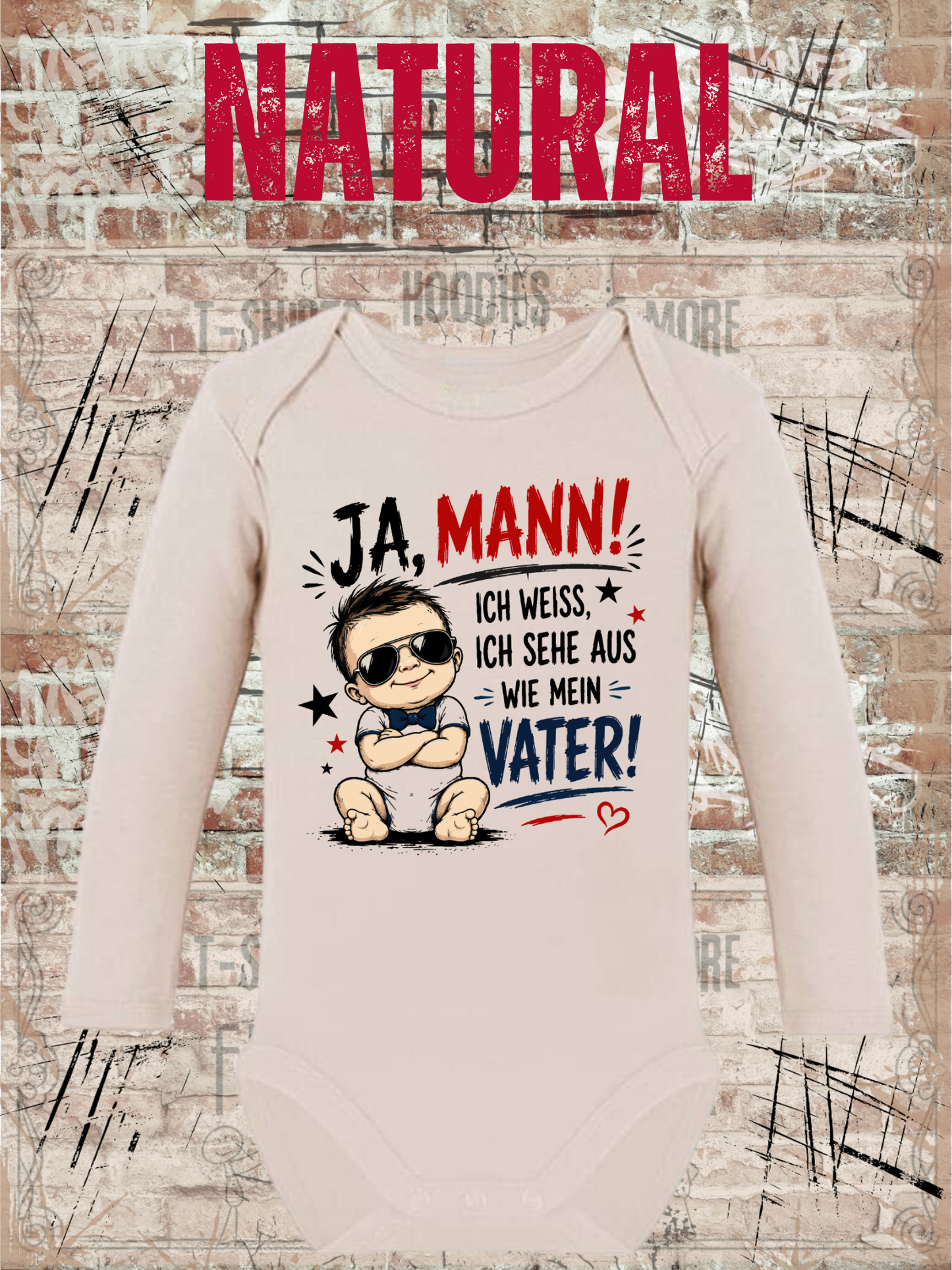 Ja, Mann! Ich sehe aus wie mein Vater – Babybody