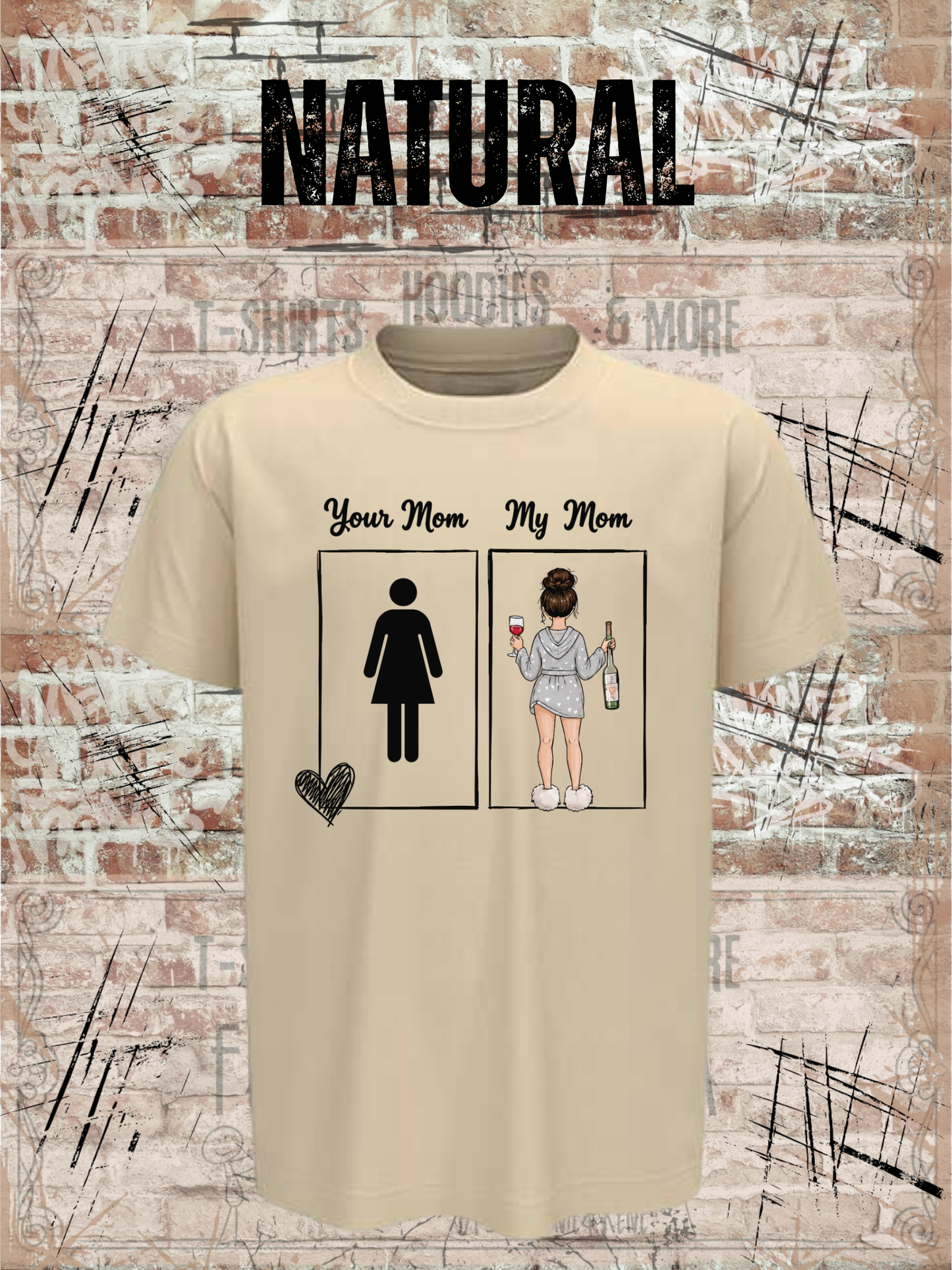 Your Mom My Mom – Lustiges Kinder T-Shirt mit Mama-Motiv