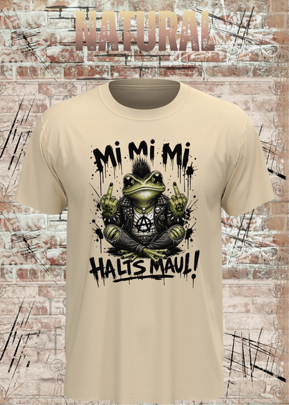 Motz-Frosch Fridolin T-Shirt – Mi Mi Mi Halt’s Maul Punk Shirt