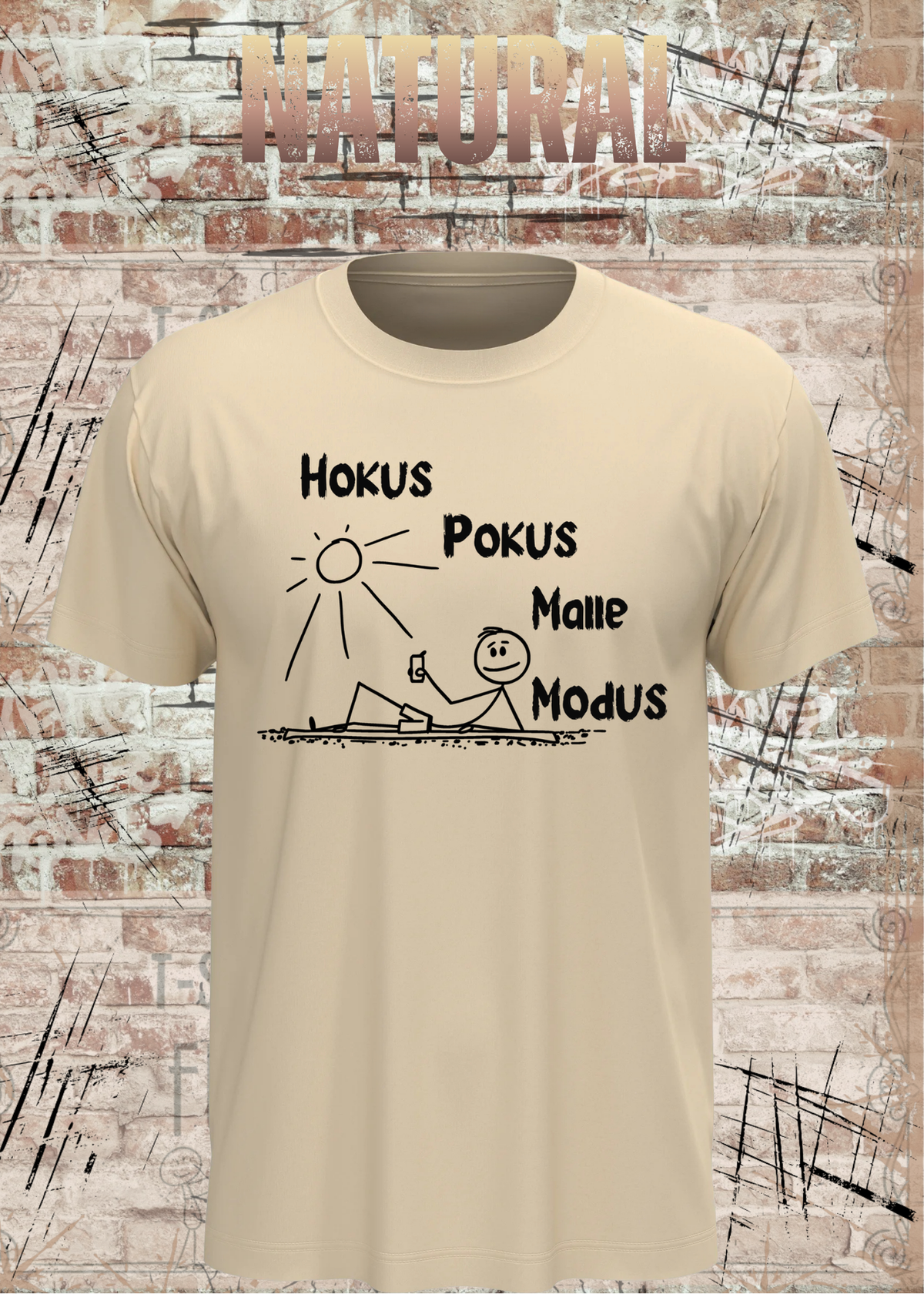 Hokus Pokus Malle Modus – Lustiges Unisex T-Shirt für Mallorca Fans