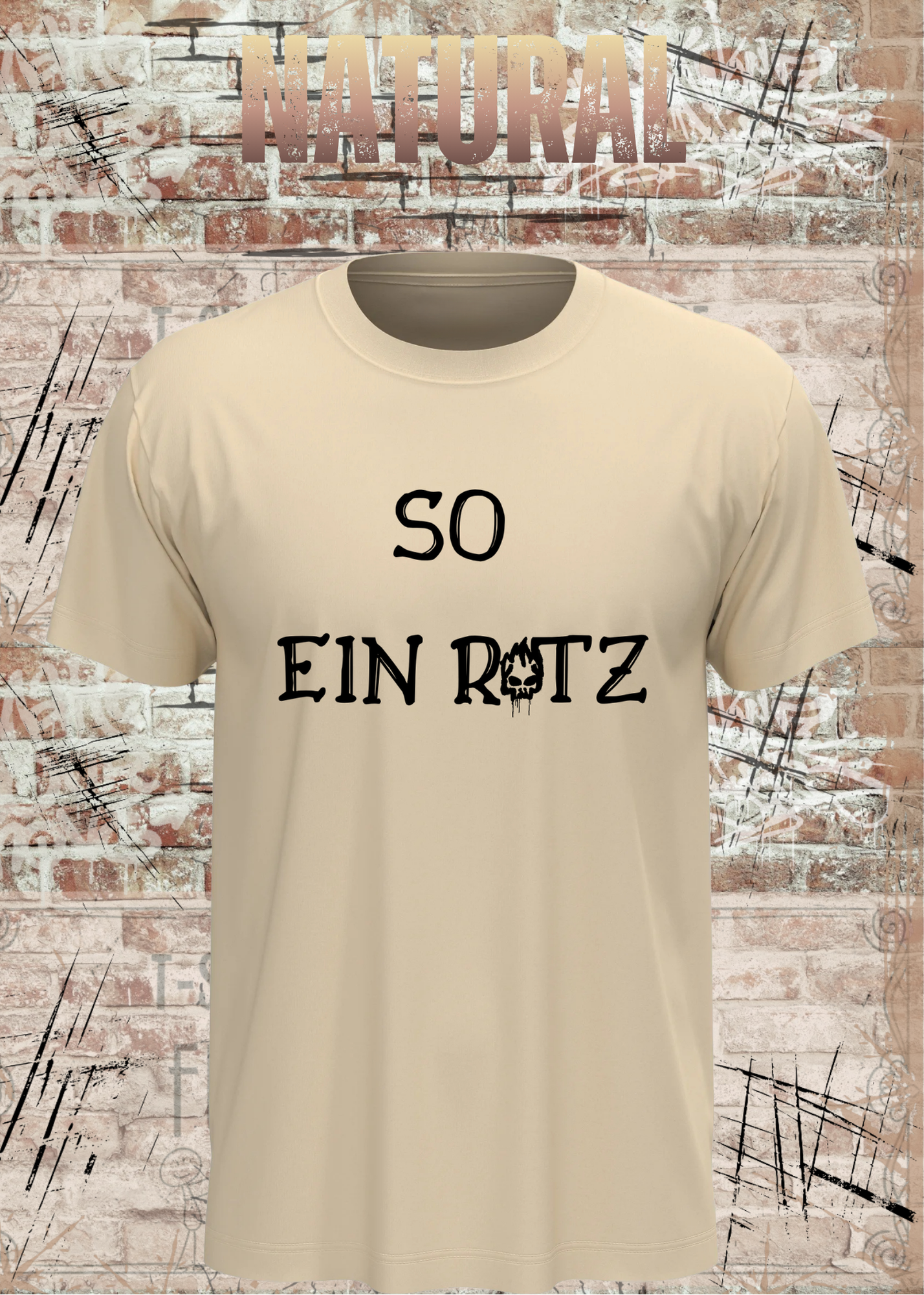 Lustiges Unisex T-Shirt „So ein Rotz“ | Frecher Humor Spruch Shirt