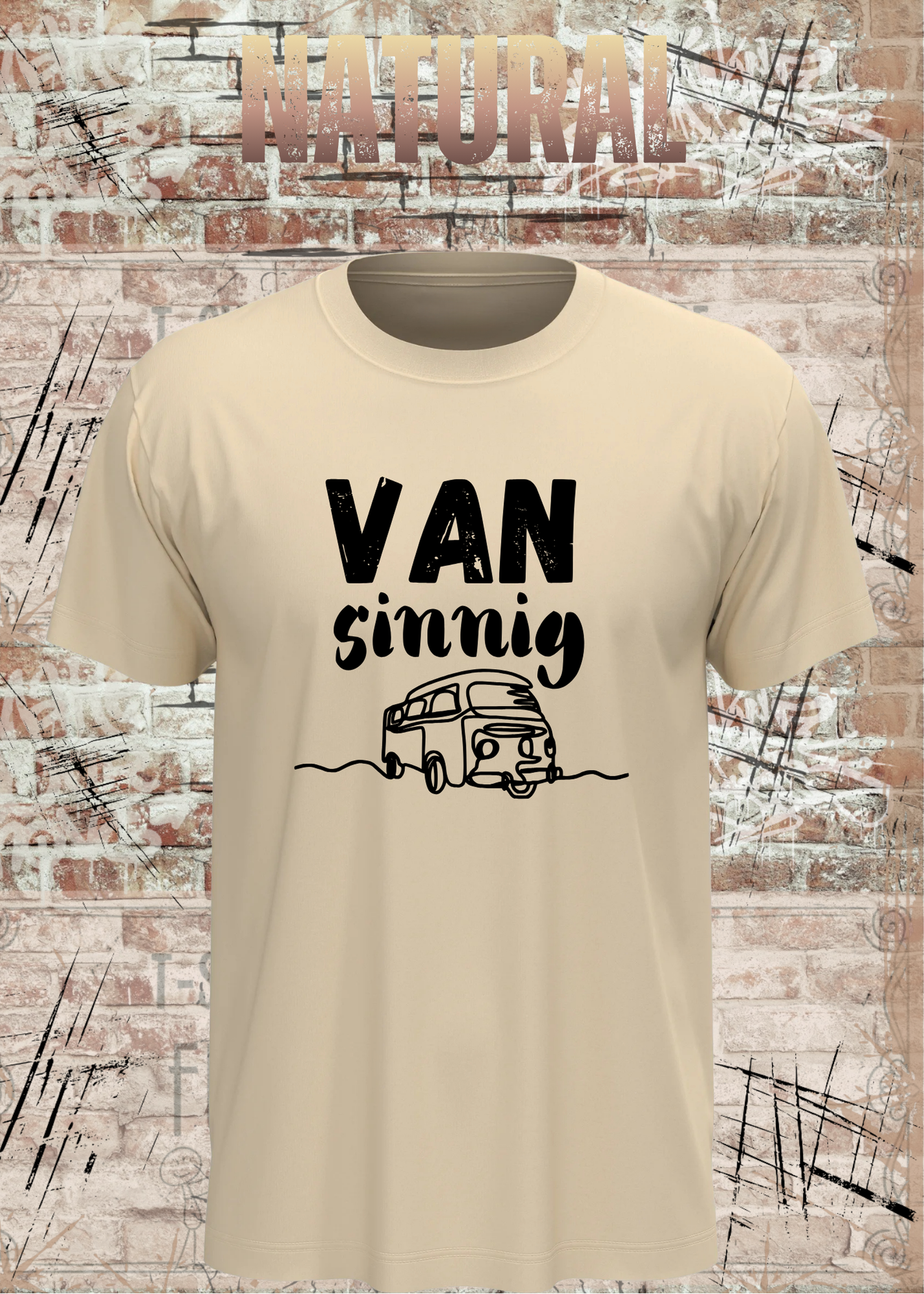 Van Sinnig! Camping & Van Life Unisex T-Shirt | Lustiges Camper Shirt