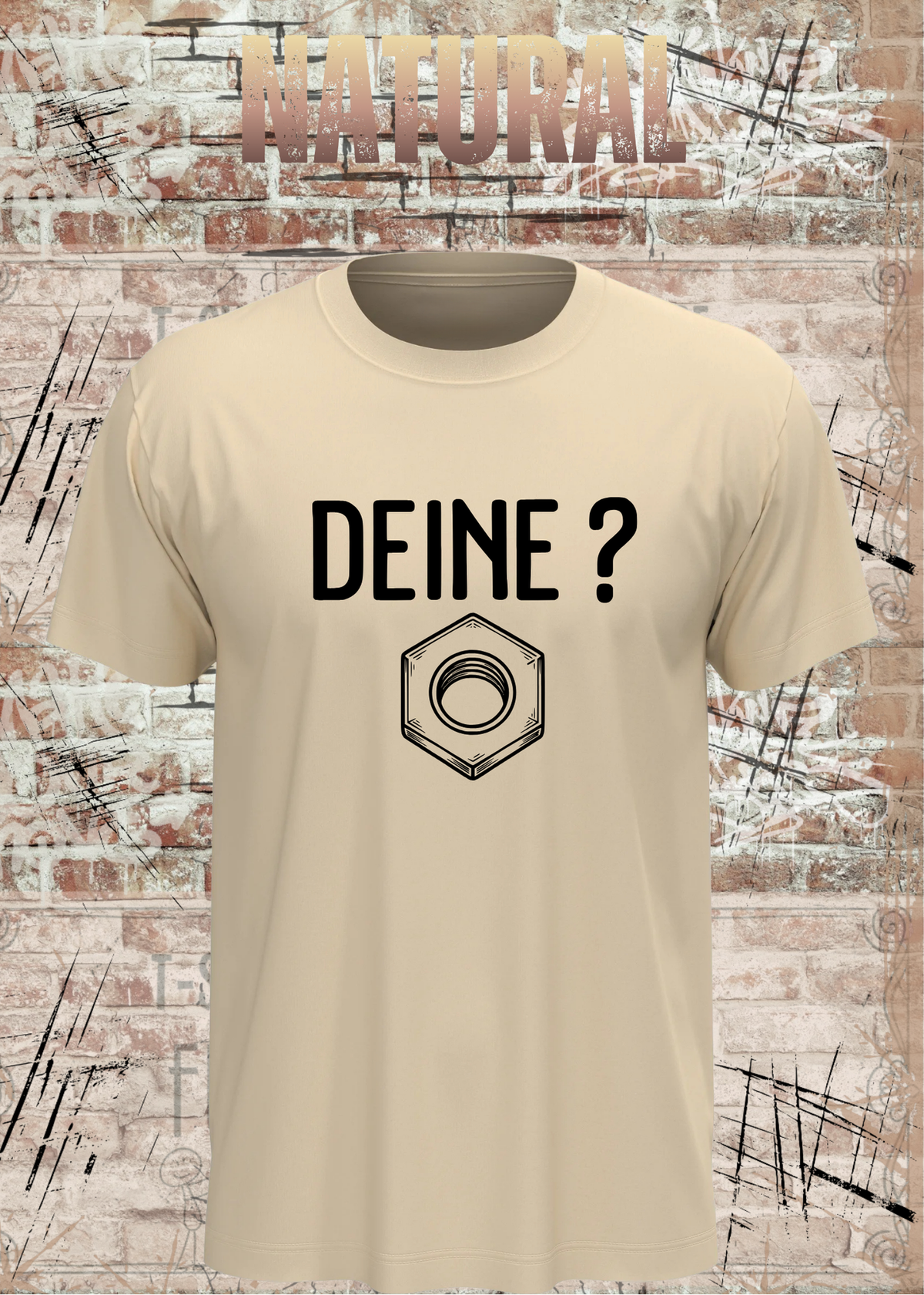 Deine Mutter? – Lustiges Wortspiel T-Shirt | FunnyZoom