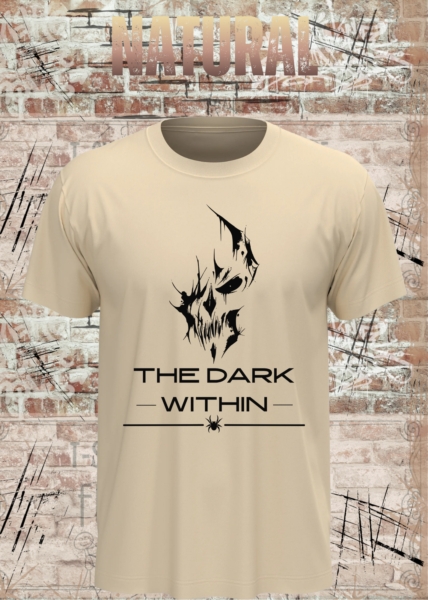 THE DARK WITHIN | Gothic Totenkopf T-Shirt | Rock & Metal Skull Shirt | Unisex