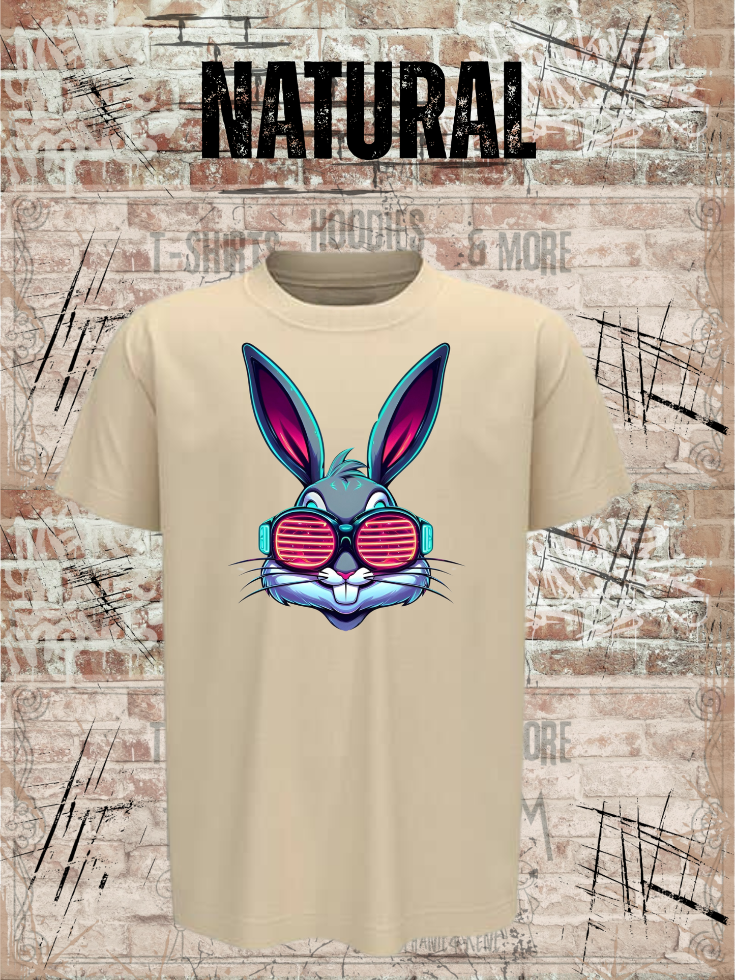 Cooles Bunny Kinder T-Shirt Witziges Kids T-Shirt Geschenkidee