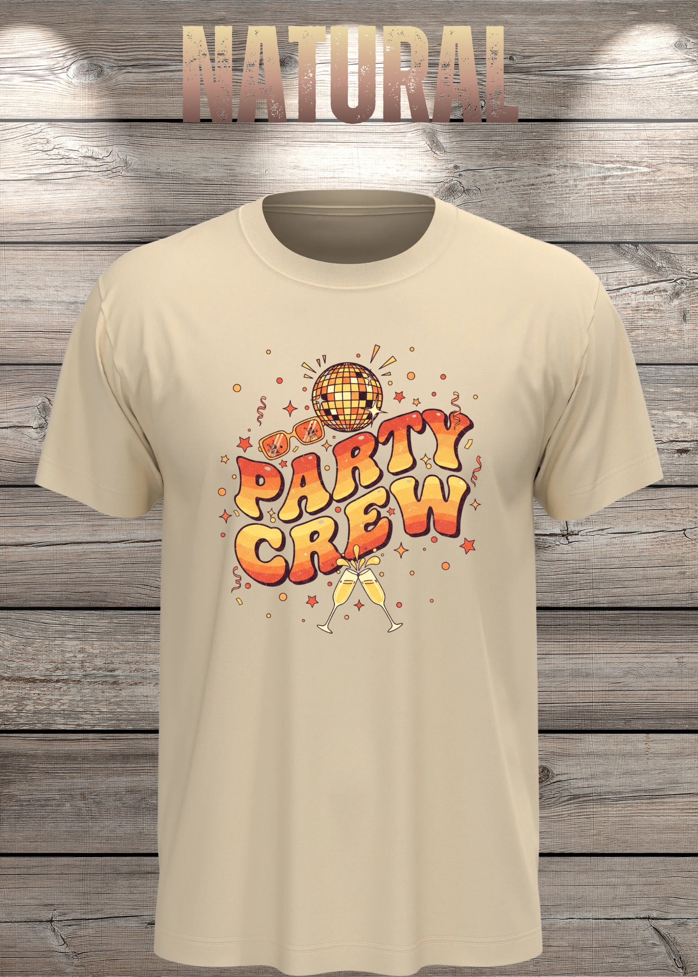 T-Shirt 'Party Crew' - Witziges Party-Shirt für echte Feierlöwen