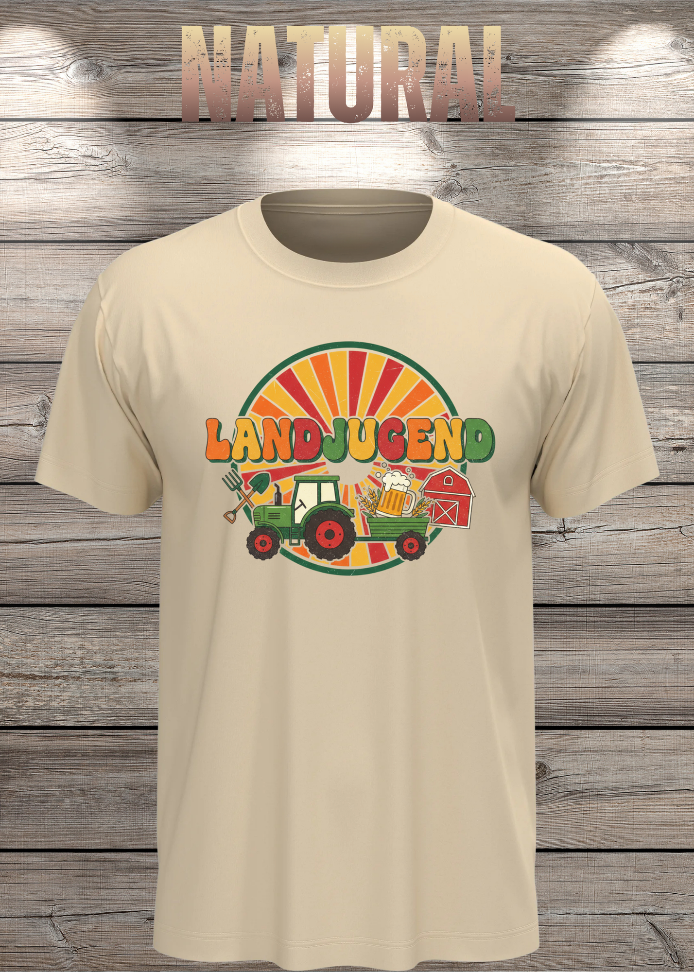 T-Shirt 'Landjugend' - Witziges Statement-Shirt für Landliebhaber
