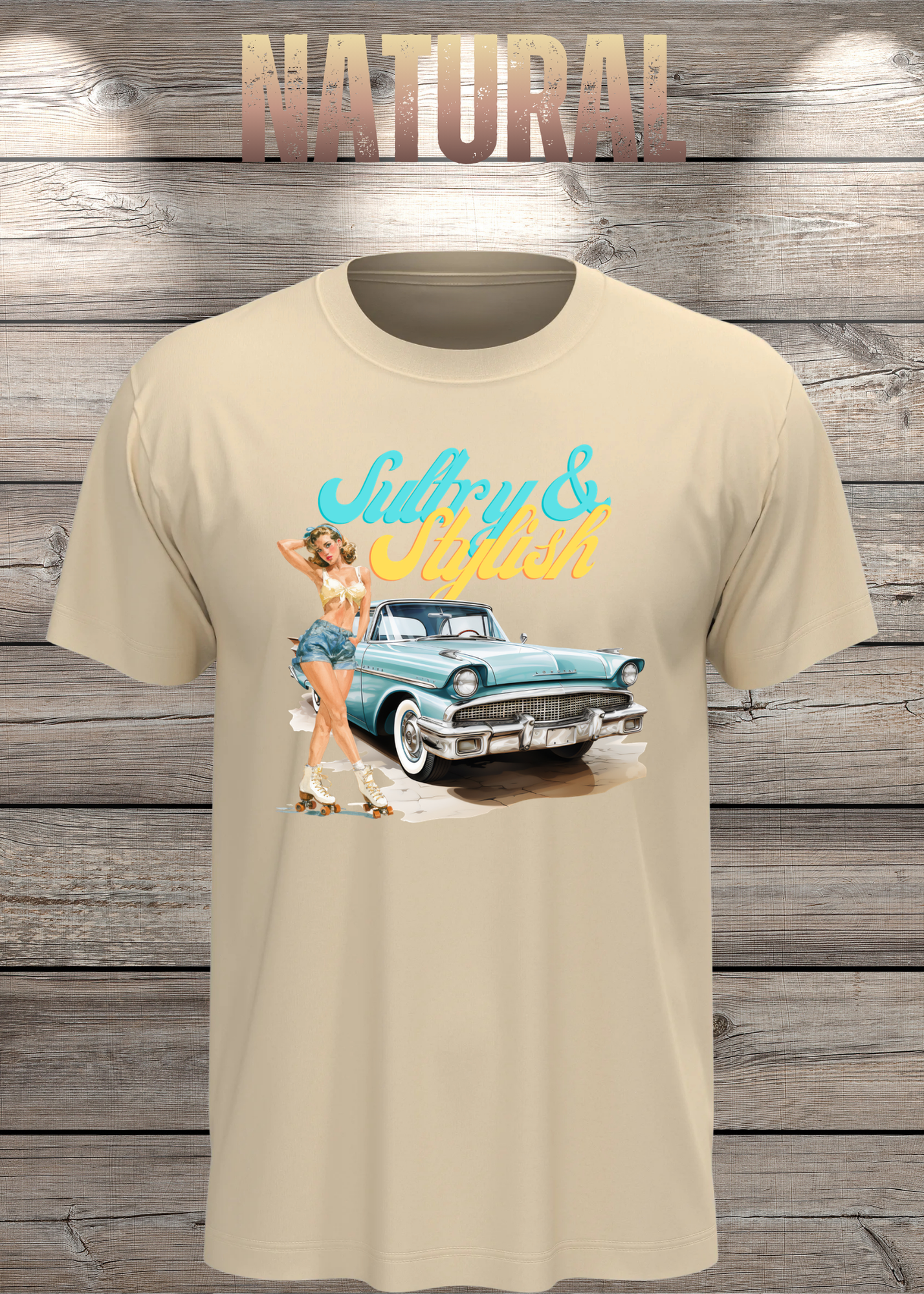 Sultry & Stylish - Vintage Look T-Shirt Unisex