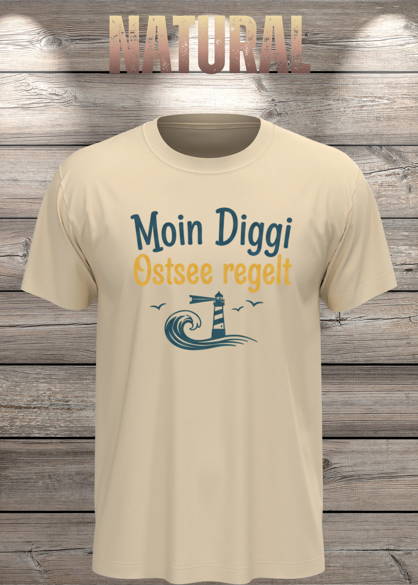 Unisex T-Shirt Moin Diggi Ostsee regelt