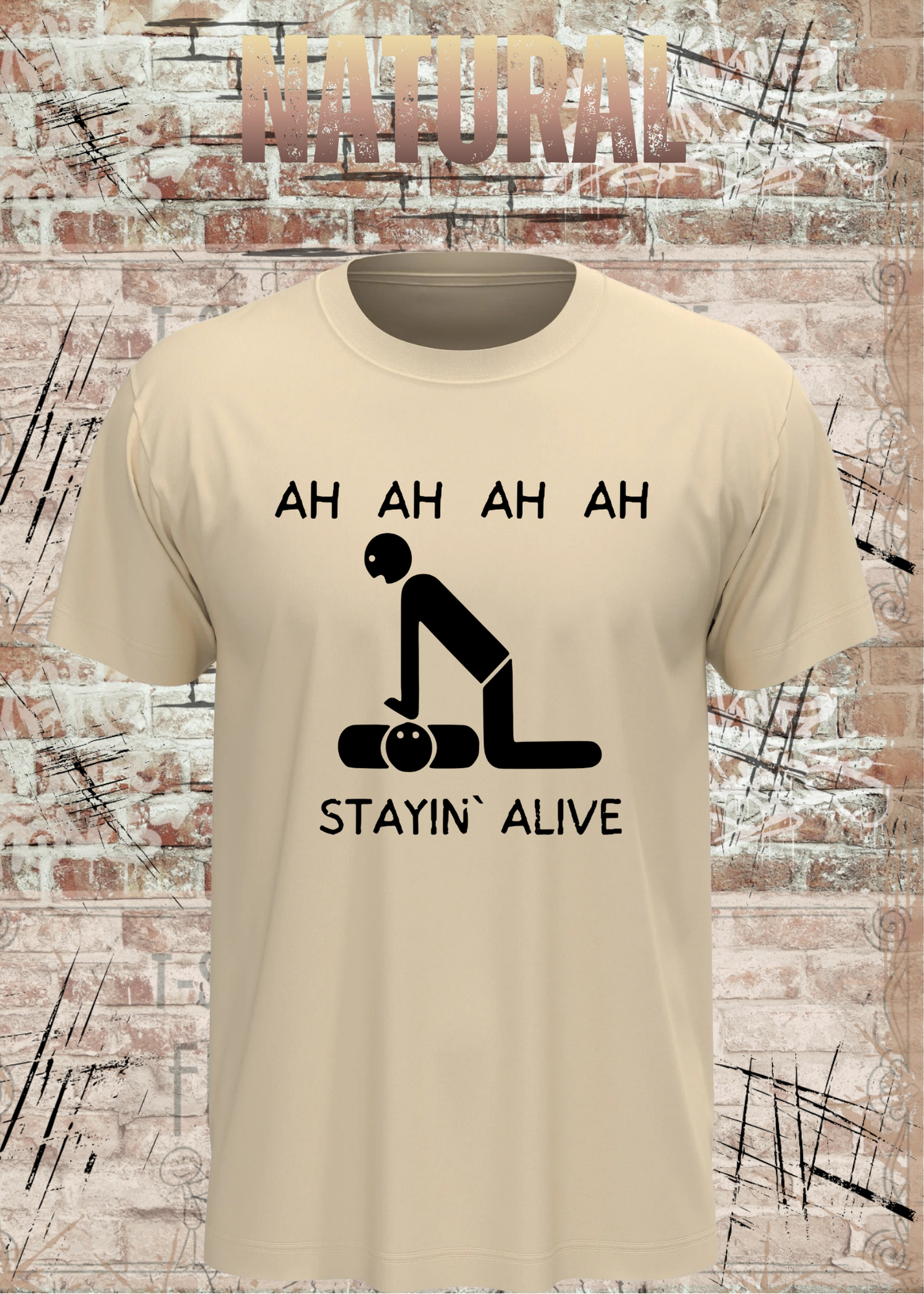 Stayin Alive T-Shirt – Lustiges Rettungsdienst & Krankenpflege Shirt Geschenk