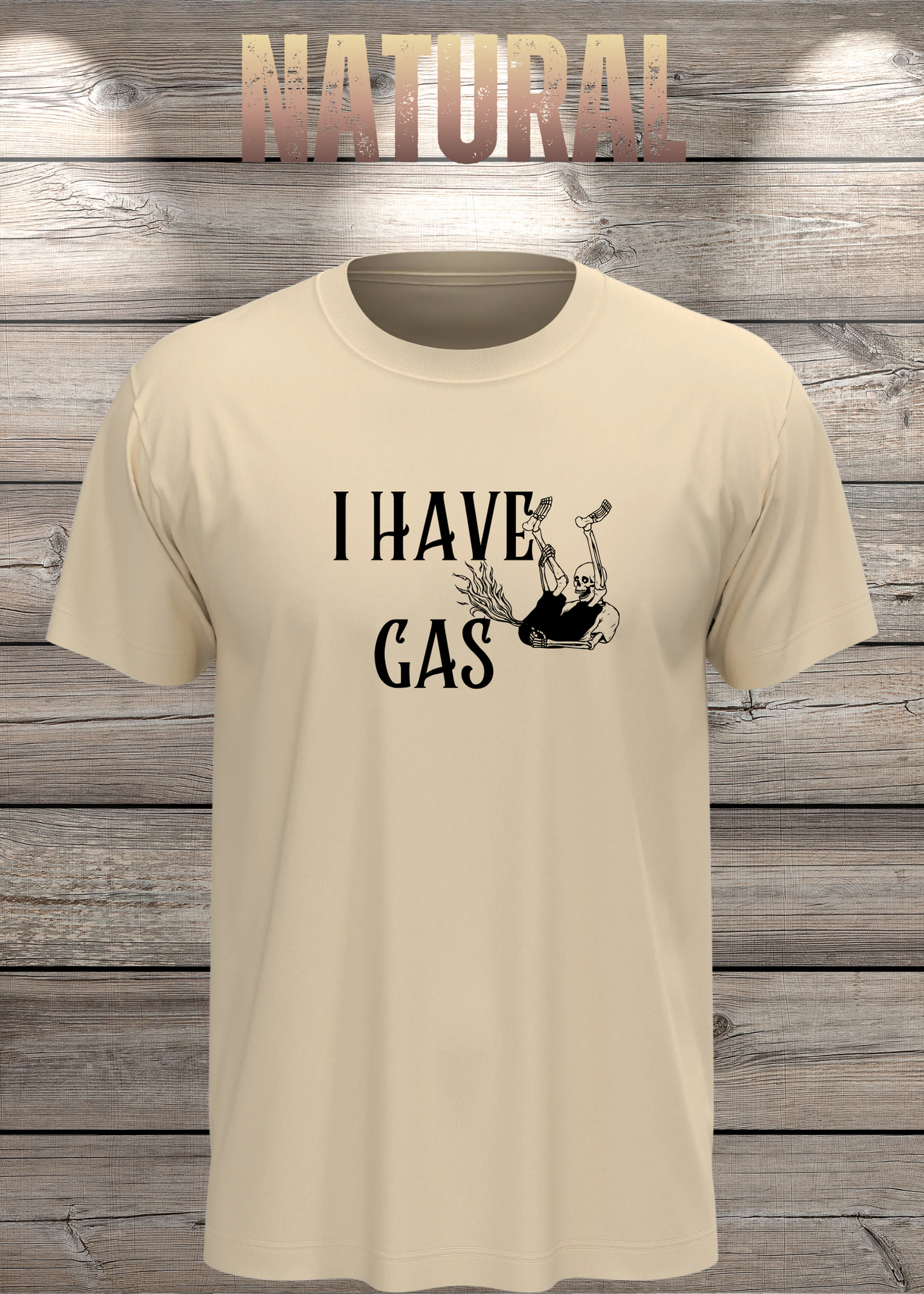 T-Shirt 'I Have Gas' - Sarkastisches Pupsen-Shirt für Ehrliche