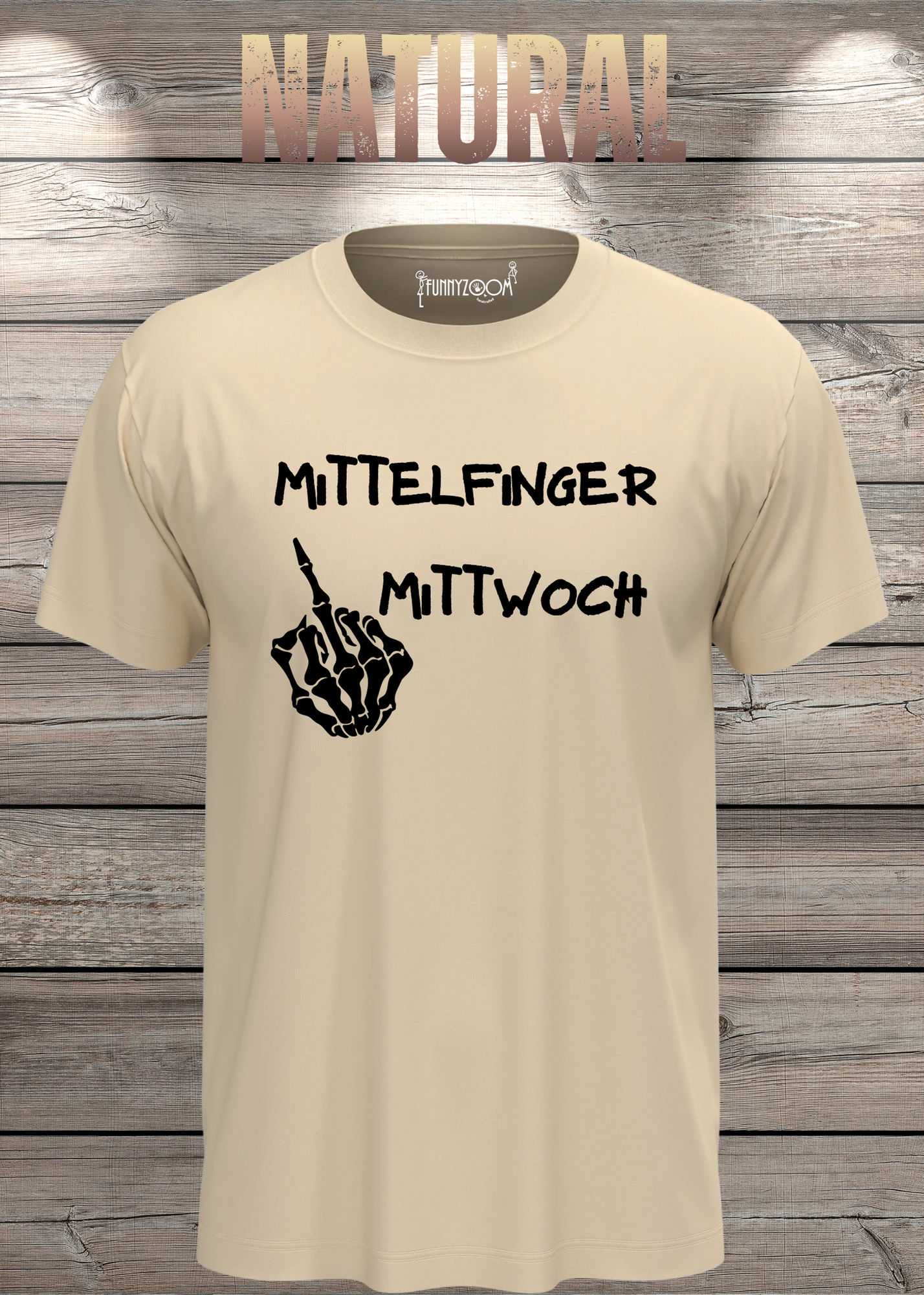 T-Shirt Mittelfinger Mittwoch Lustige Sprüche Geschenkidee Geburtstag Freizeit Unisex viele Farben