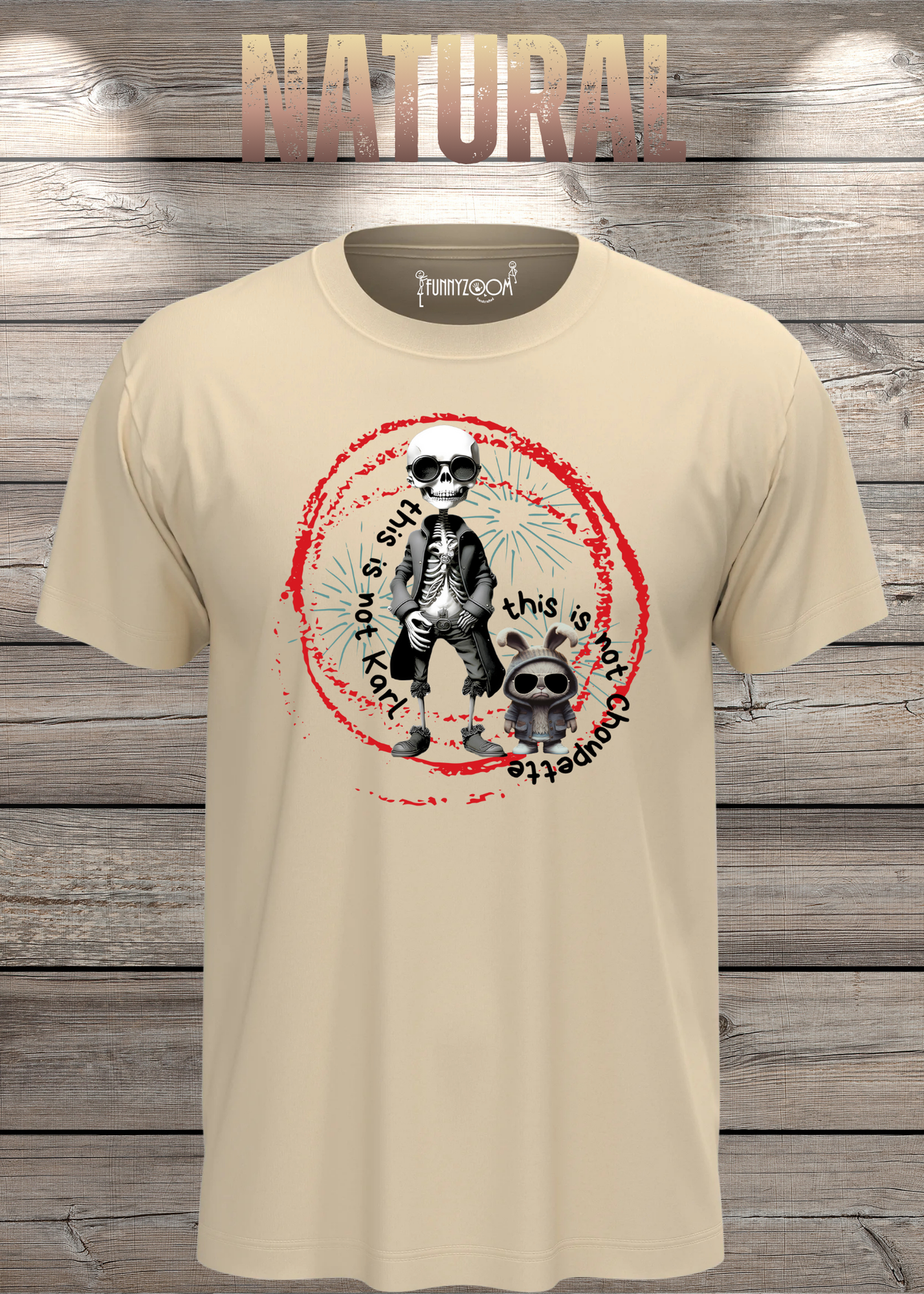 T-Shirt 'This is not Karl this is not Choupette' - Fashion Humor Geschenk Unisex