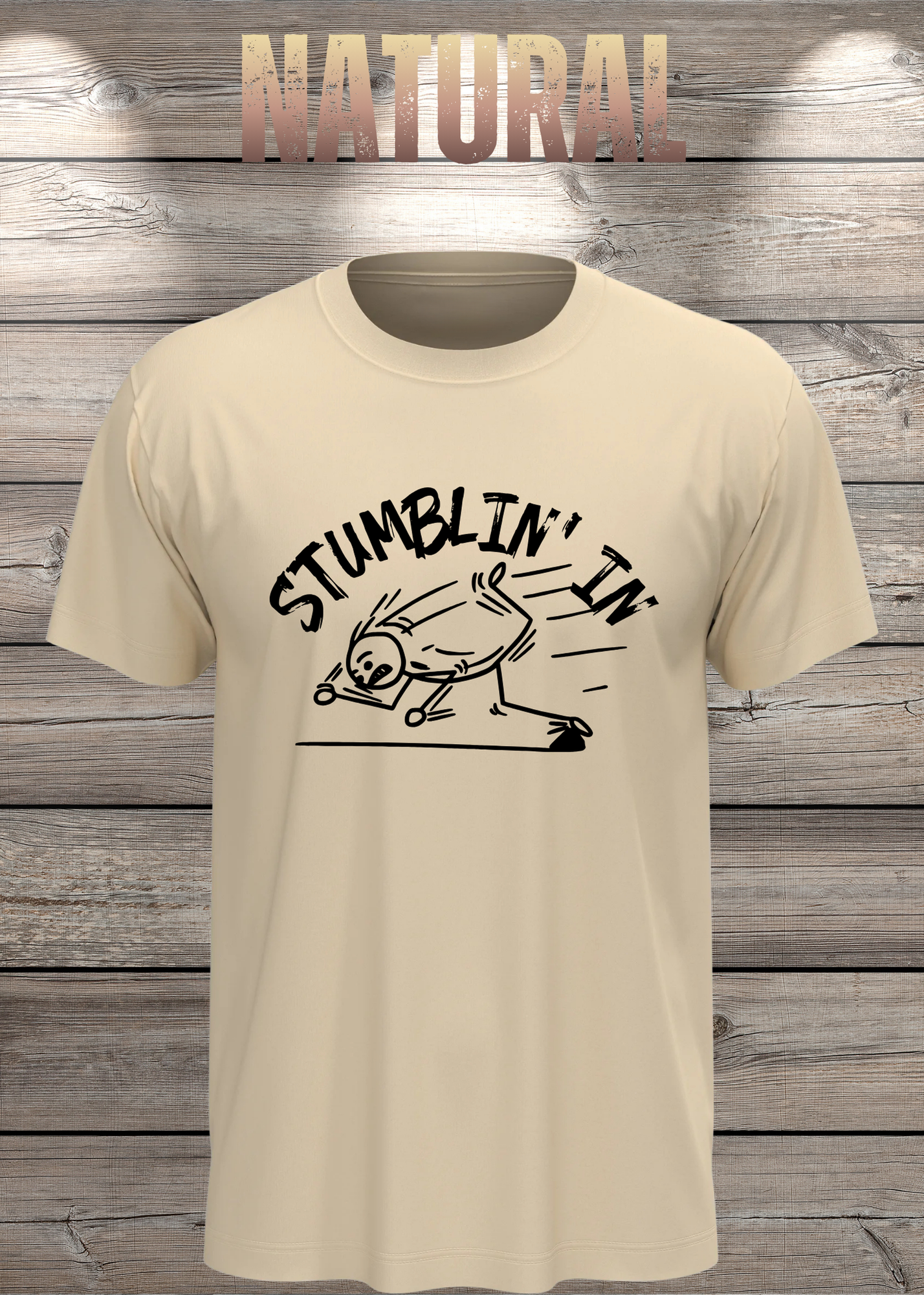 Stumblin' In - Witziges Musik T-Shirt mit Spruch