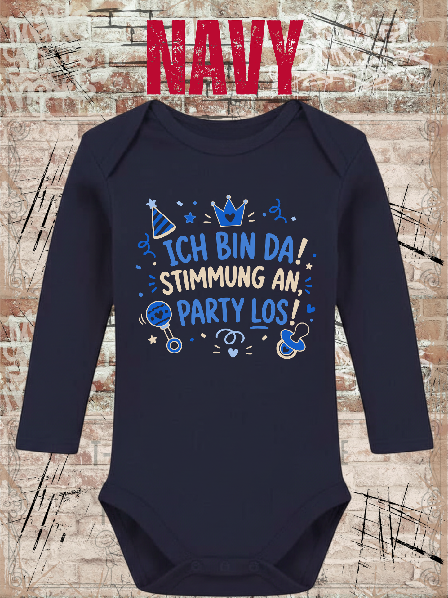 Ich bin da! Stimmung an, Party los! – Babybody Junge