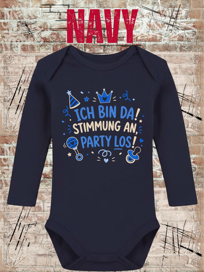 Ich bin da! Stimmung an, Party los! – Babybody Junge