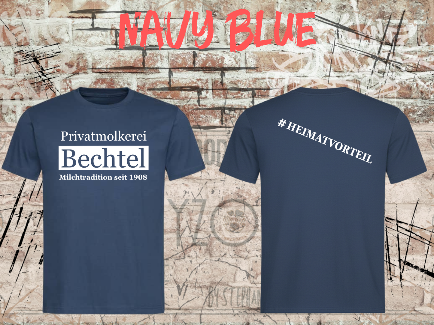 Privatmolkerei Bechtel T-Shirt Herren - Milchtradition seit 1908 | #Heimatvorteil