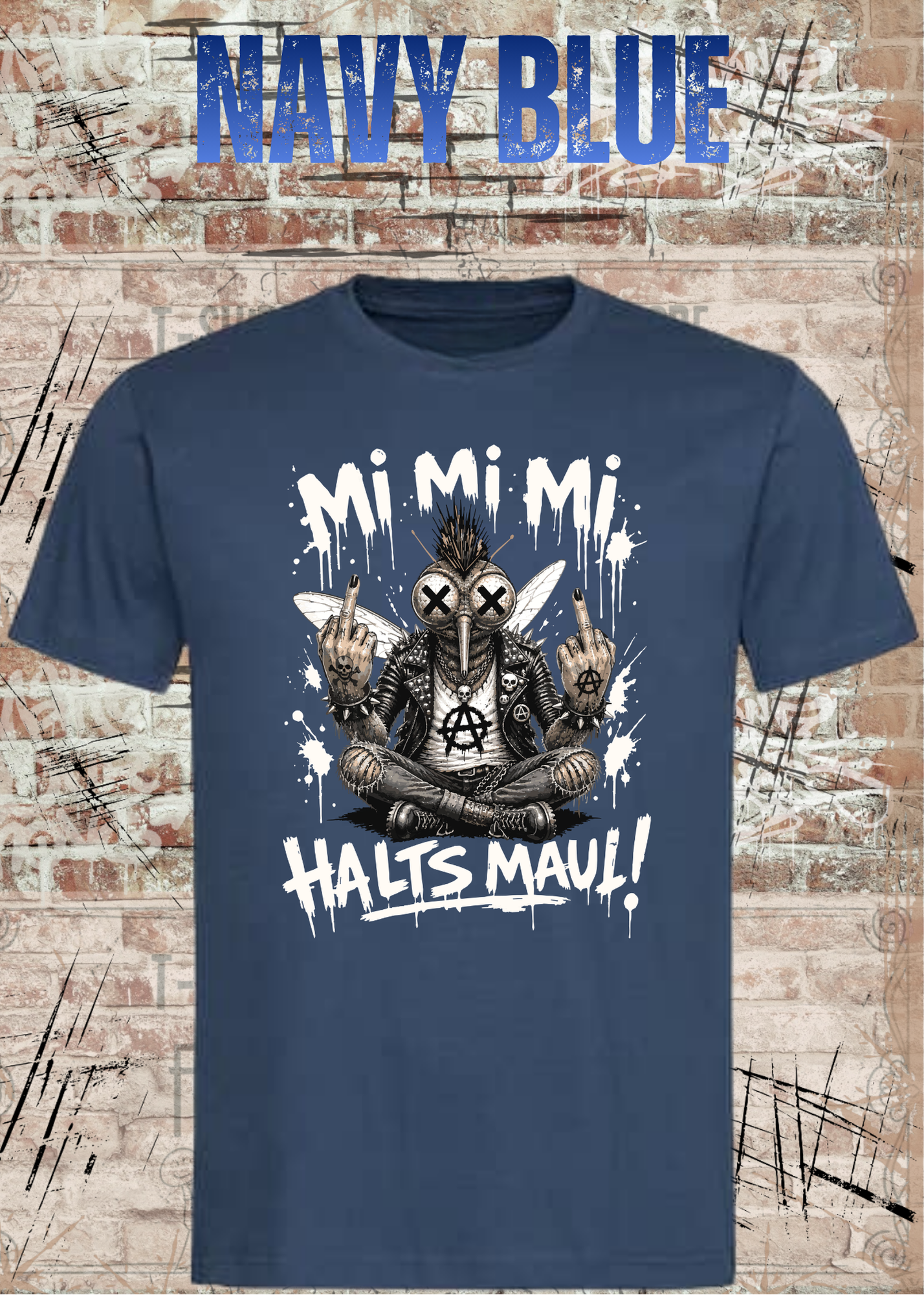 Stech-Mücke Manni T-Shirt – Mi Mi Mi Halt’s Maul Punk Shirt