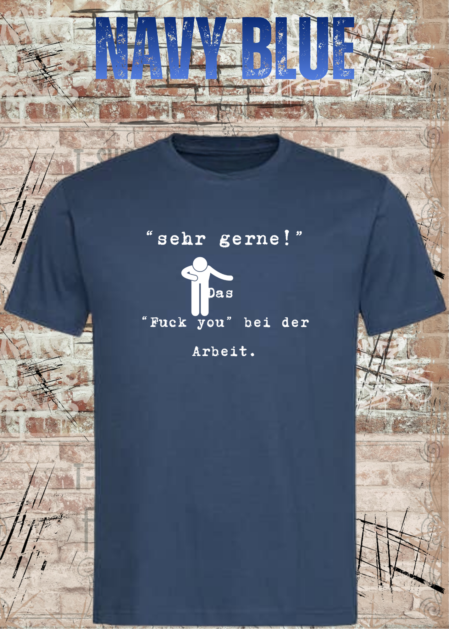 Sehr gerne! Das Fuck you bei der Arbeit! Das höfliche Büro-Statement | Lustiges Arbeit Humor T-Shirt Unisex