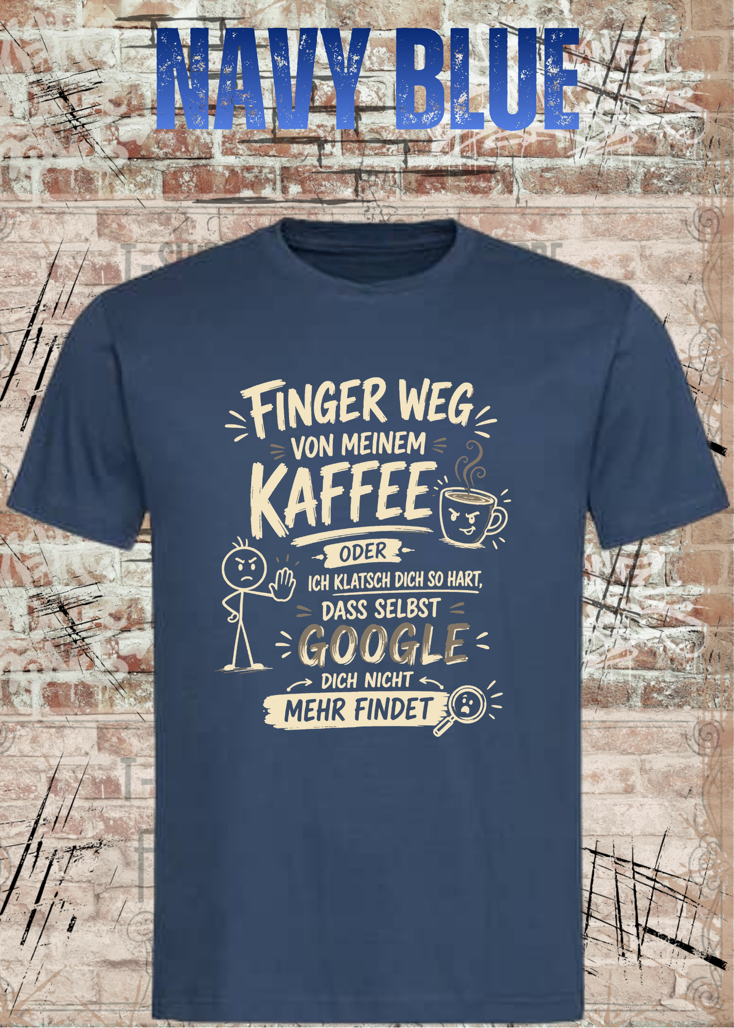 Finger weg von meinem Kaffee – Lustiges Unisex T-Shirt