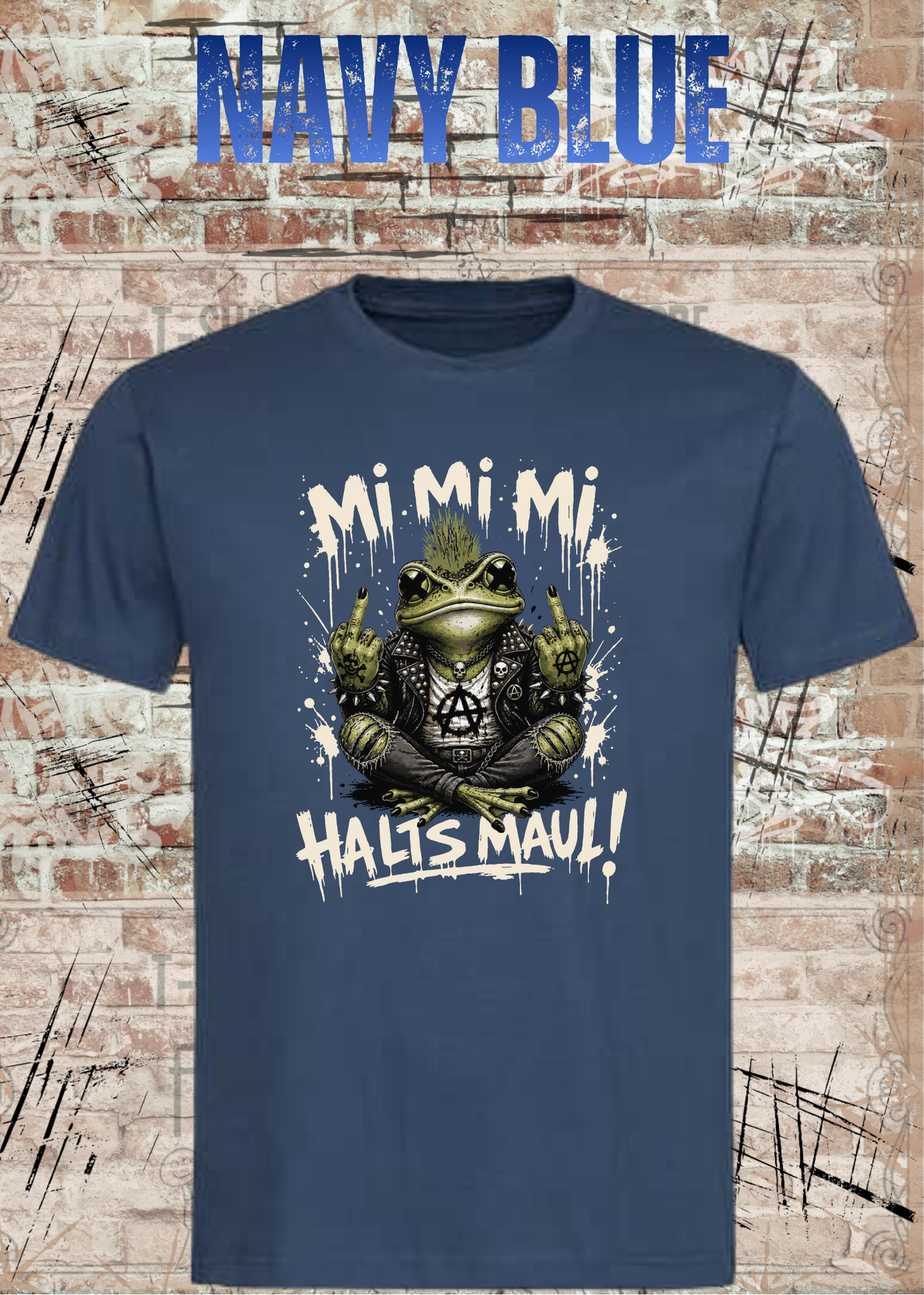 Motz-Frosch Fridolin T-Shirt – Mi Mi Mi Halt’s Maul Punk Shirt