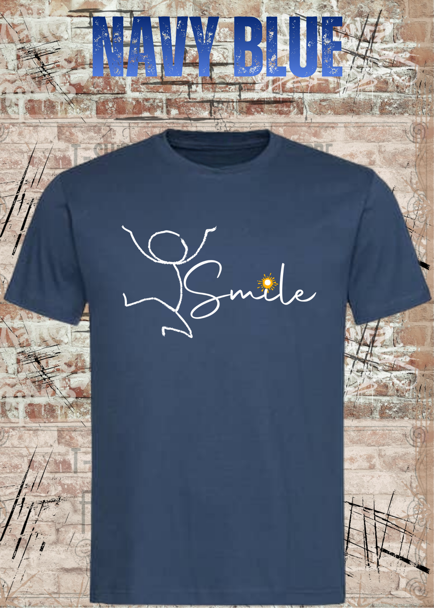 Smile Shirt – Minimalistisches Unisex T-Shirt mit Positive Vibes Design