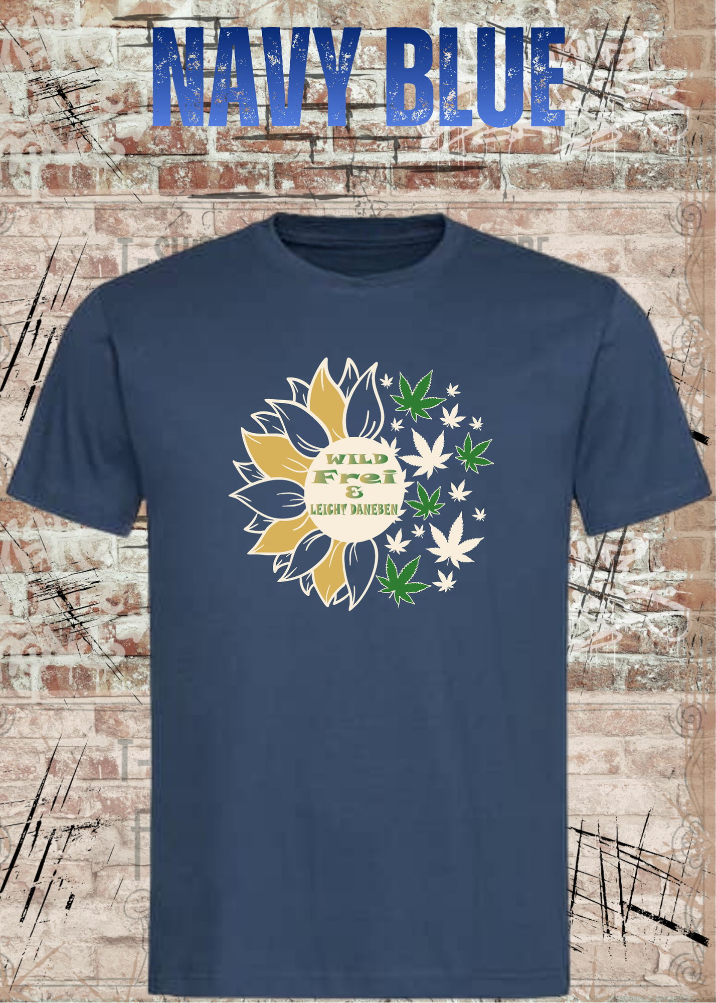 Wild Frei & Leicht Daneben Sonnenblumen Unisex T-Shirt