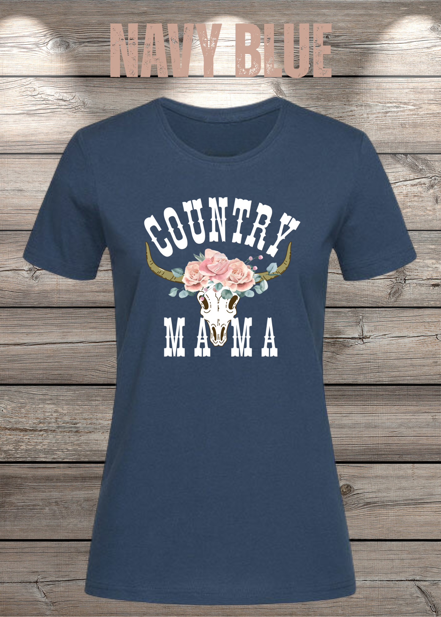Country Mama T-Shirt - Freizeit Spruch Shirt für Damen