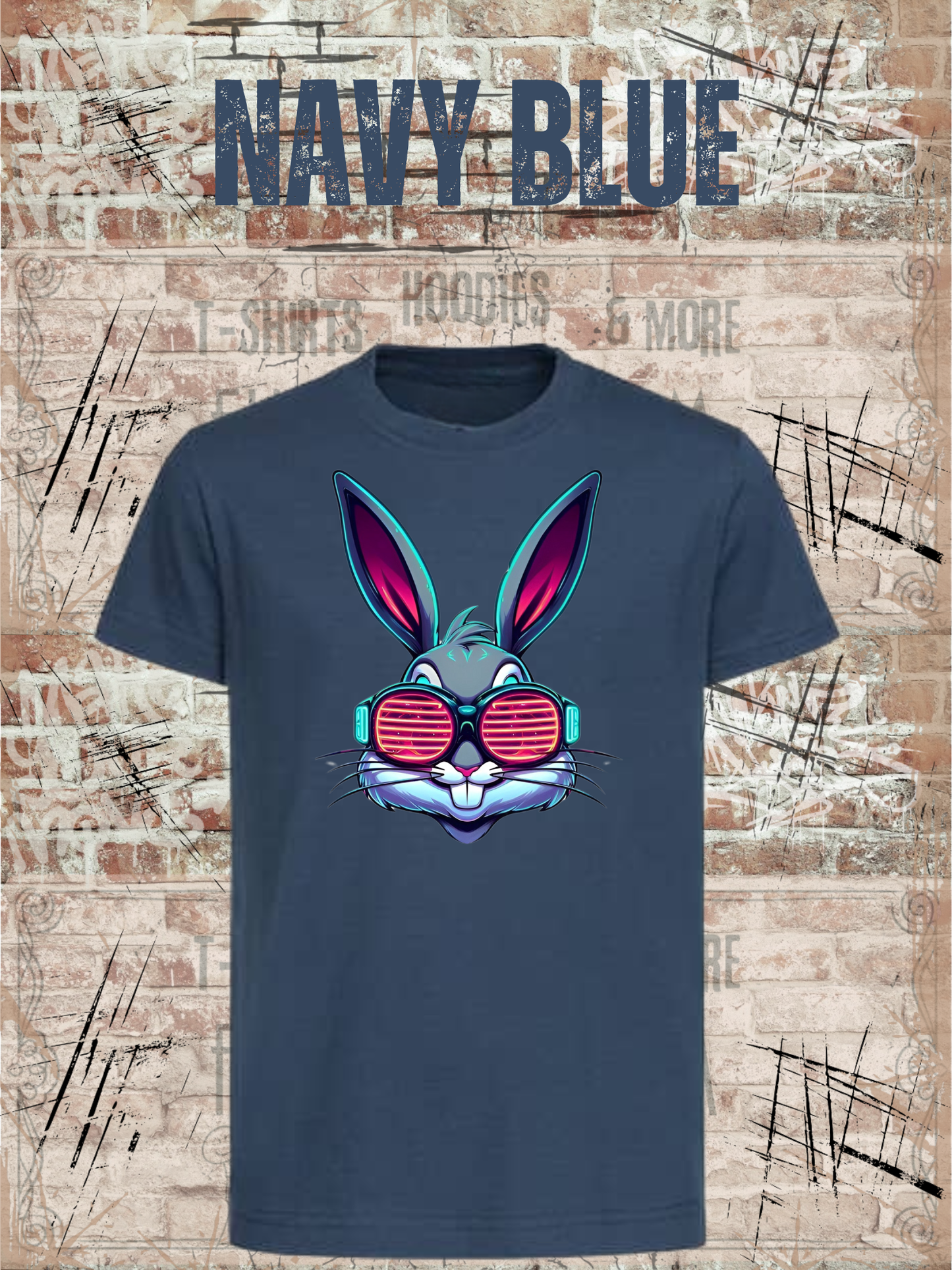 Cooles Bunny Kinder T-Shirt Witziges Kids T-Shirt Geschenkidee