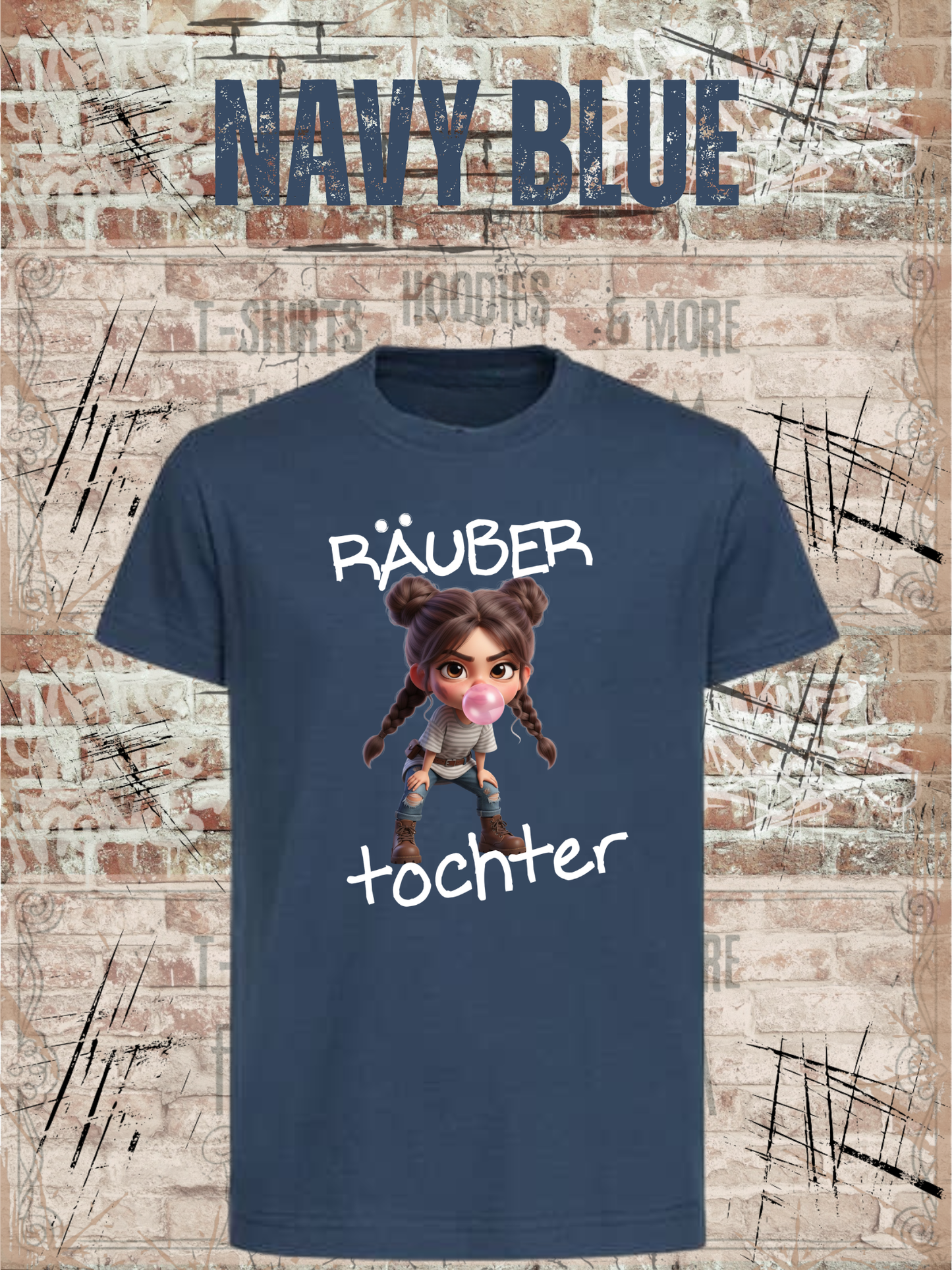 T-Shirt 'Räuber Tochter' - Witziges Geschenk für freche Kids