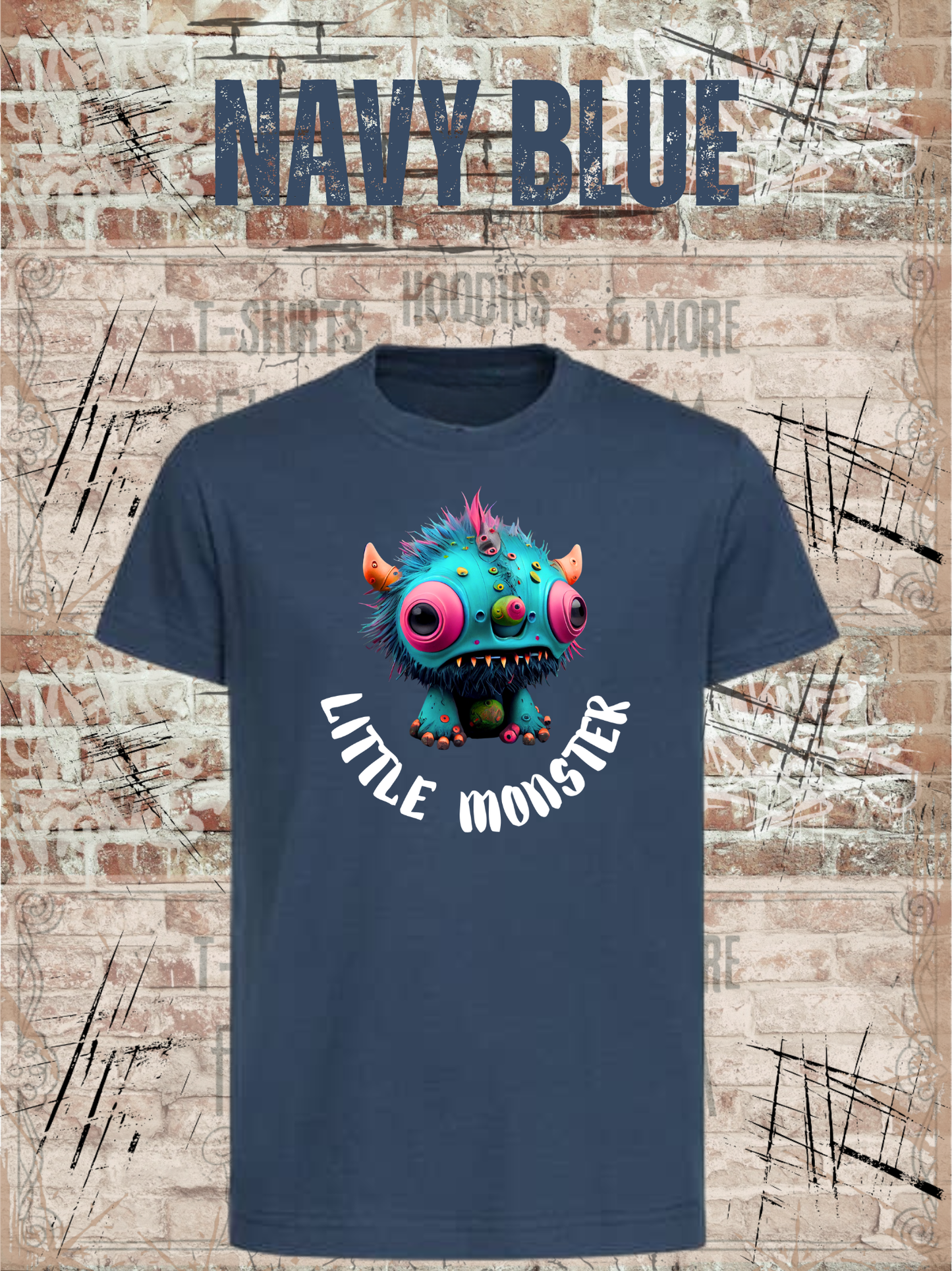 Kinder T-Shirt Little Monster - Süßes Monster Shirt für Kids