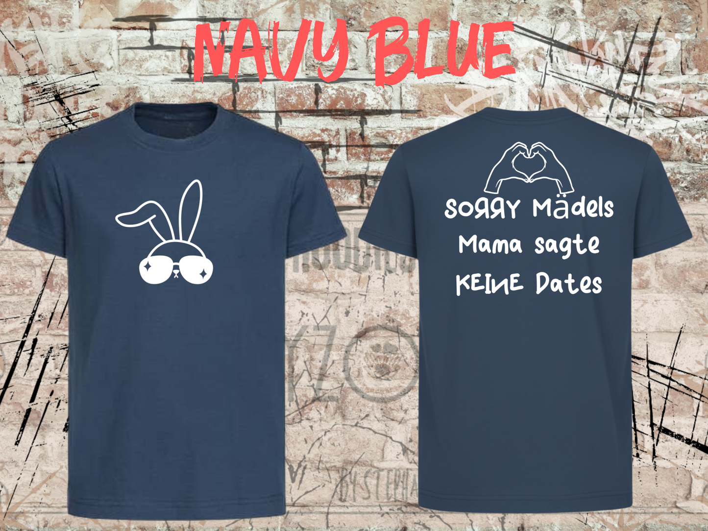 Jungen T-Shirt Sorry Mädels Mama sagte keine Dates Lustiges T-Shirt Geschenkidee T-Shirt Witziges T-Shirt mit Spruch In vielen Farben