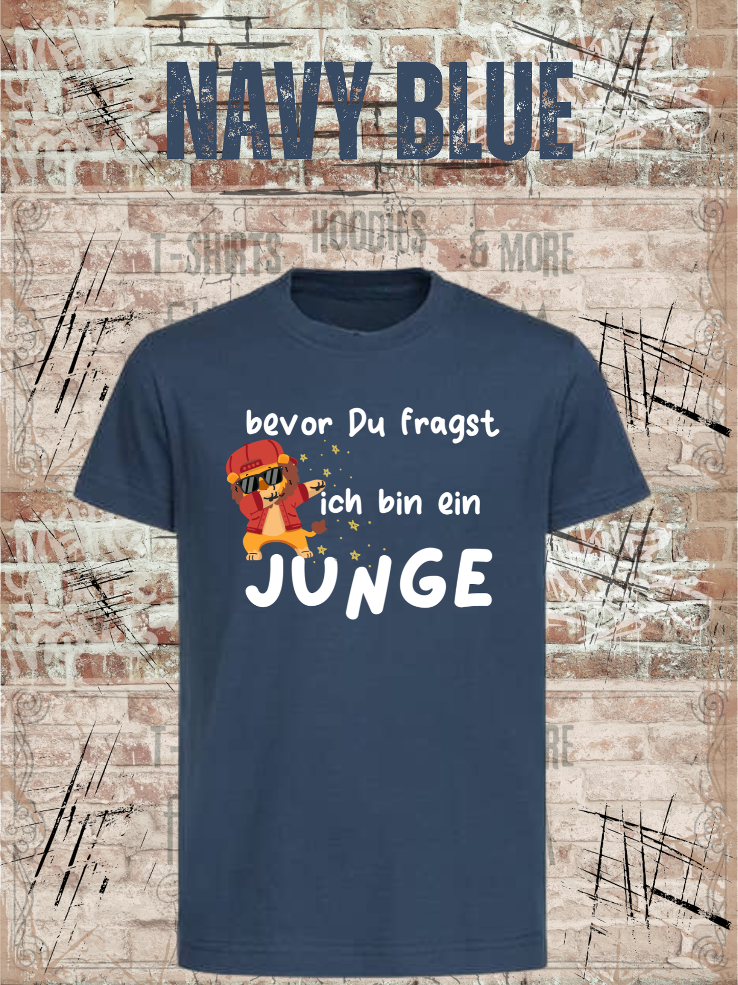 Kinder T-Shirt „Bevor Du fragst – ich bin ein Junge!“ | Lustiges Jungen Shirt