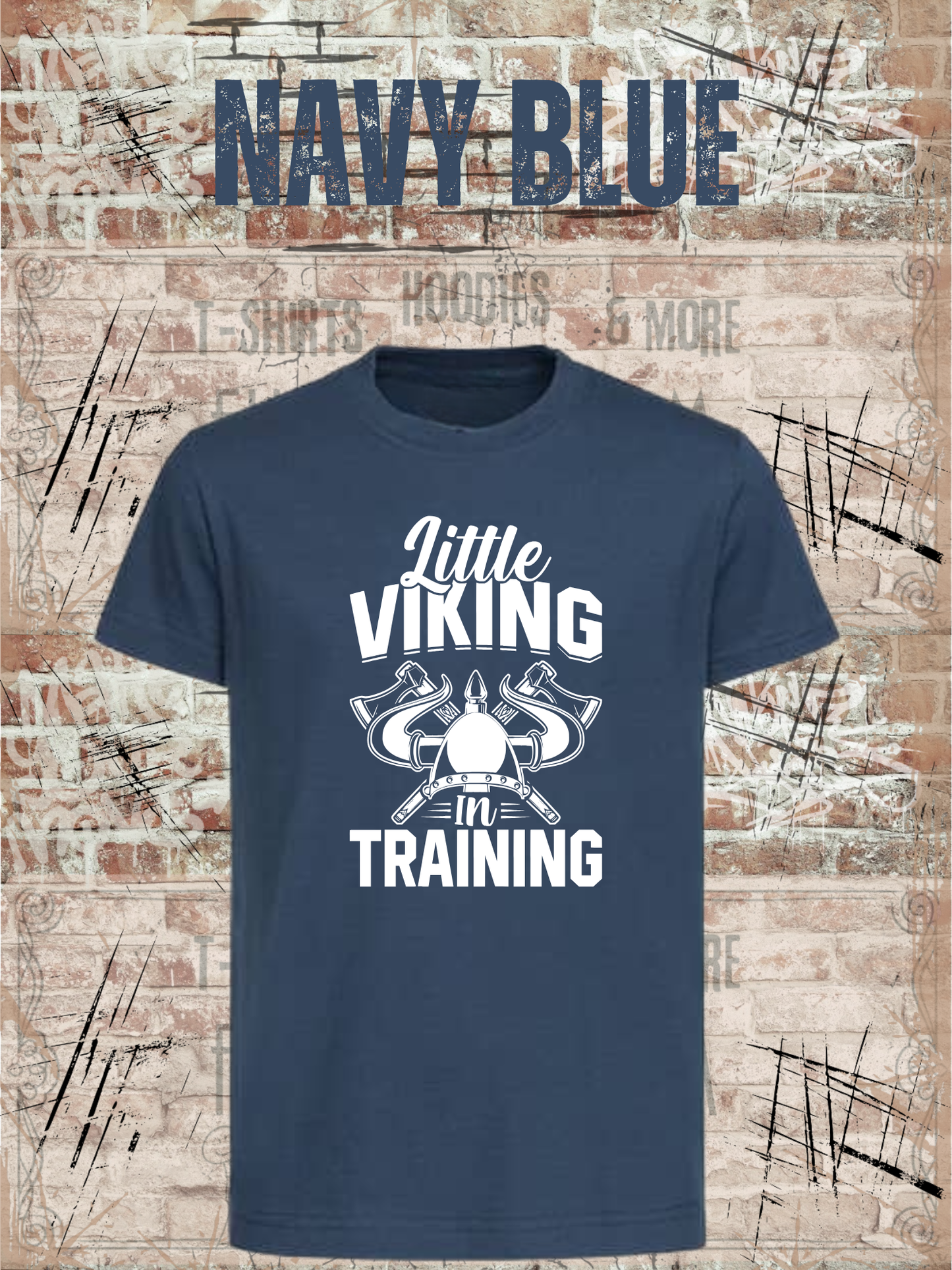 Kinder T-Shirt Little Viking in Training - Wikinger Shirt für Jungen & Mädchen