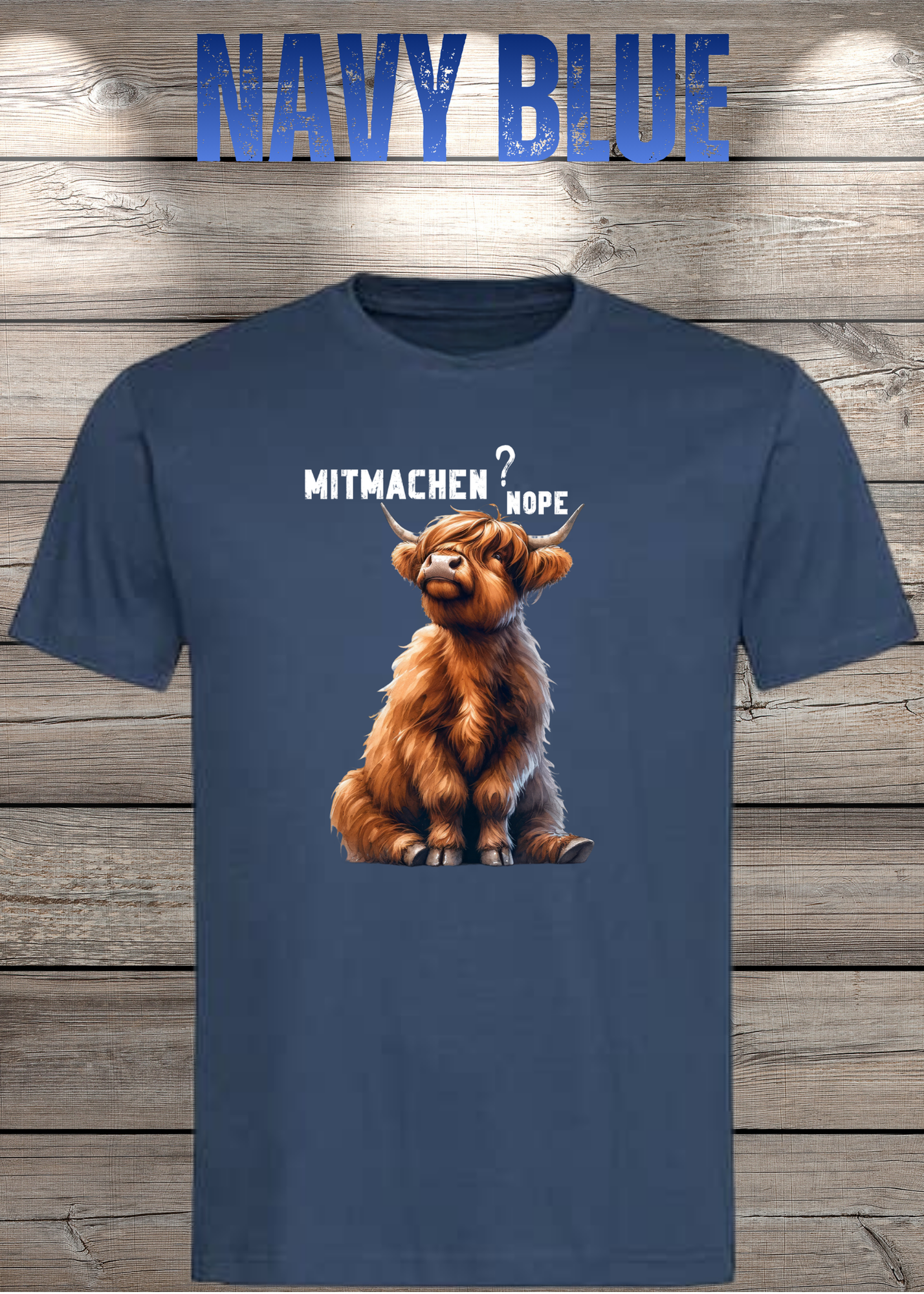 Highland Kuh Unisex T-Shirt Mitmachen? Nope