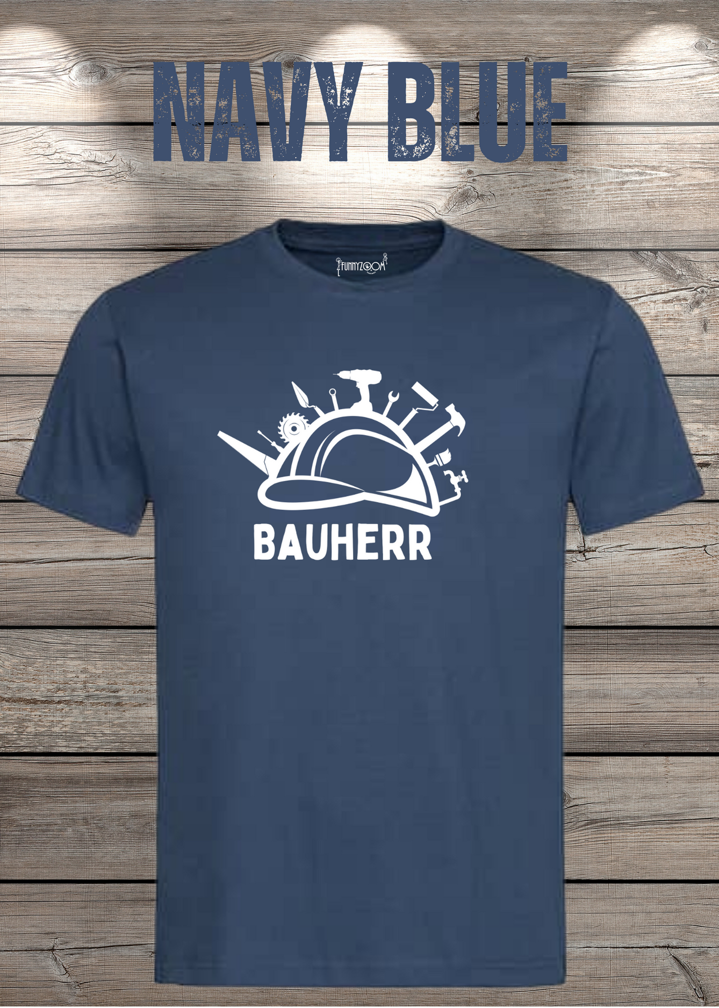 Herren T-Shirt Bauherr Geschenkidee für Hausbesitzer Witziges T-Shirt mit Spruch Lustiges Freizeit T-Shirt Haus bauen