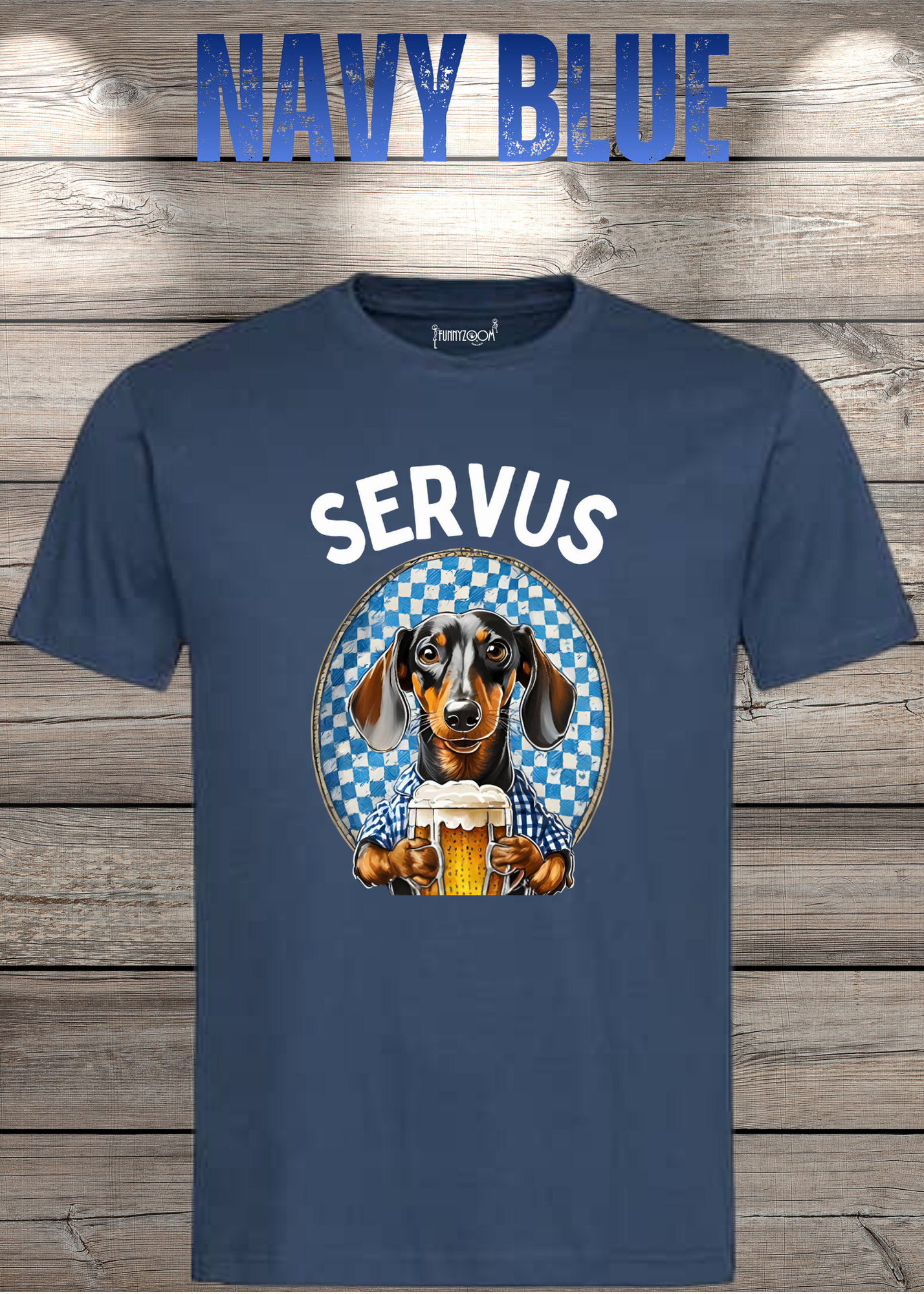 Servus Dackel Bayern Bier T-Shirt - Witzige Geschenkidee Unisex