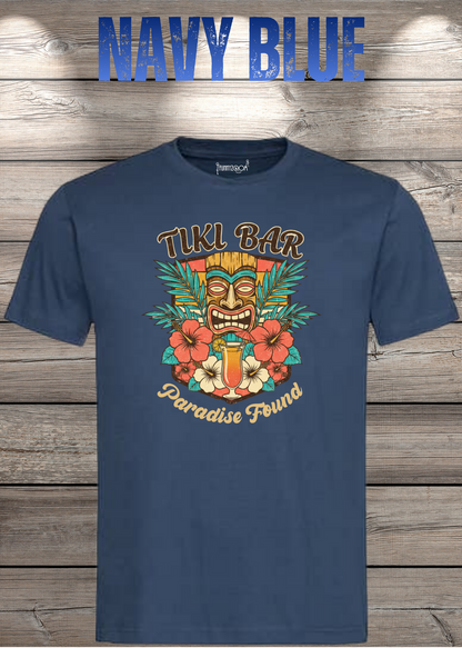 T-Shirt Tiki Bar in Navy Blue.
