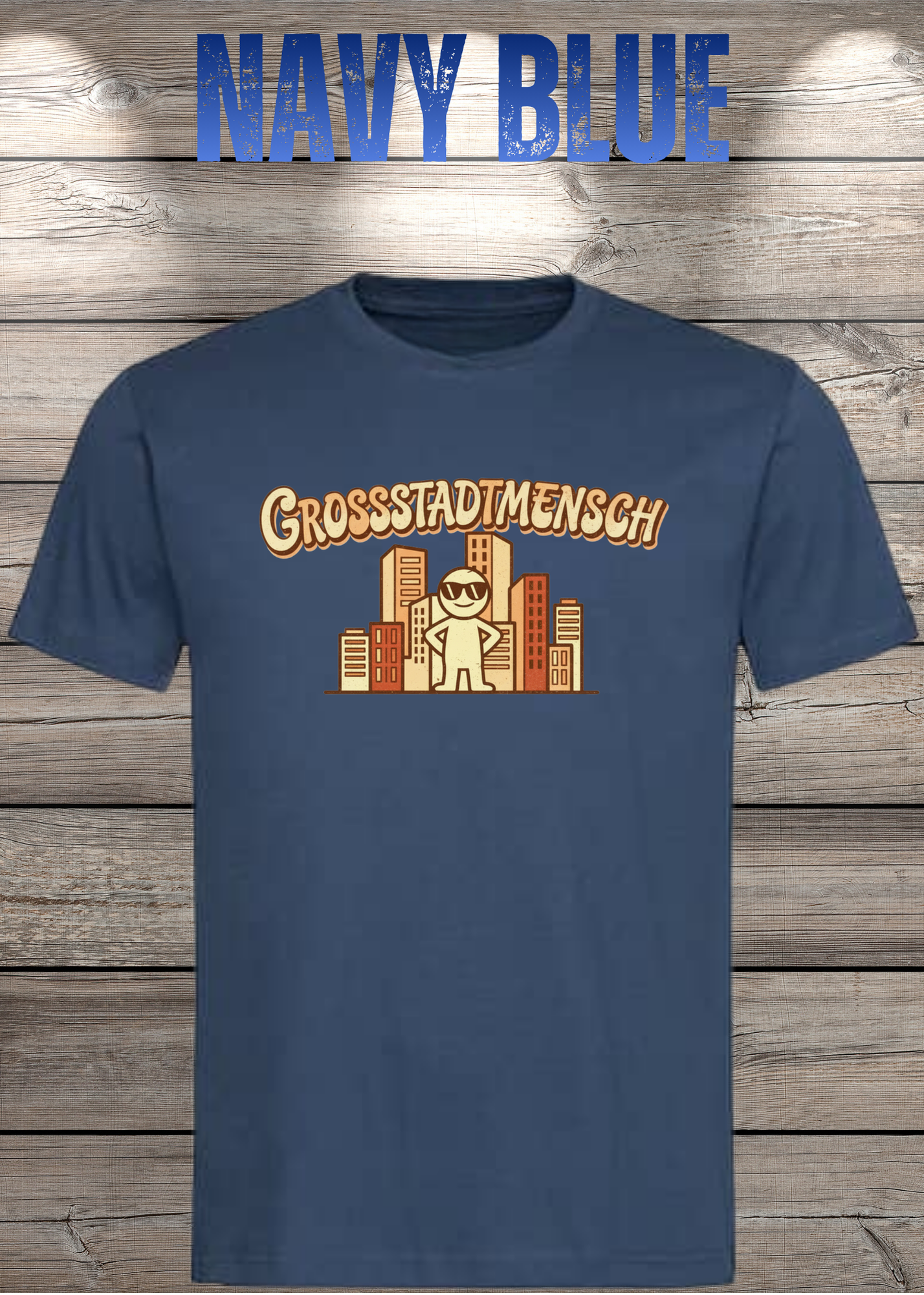 T-Shirt 'Großstadtmensch' - Witziges City-Shirt für Stadtliebhaber