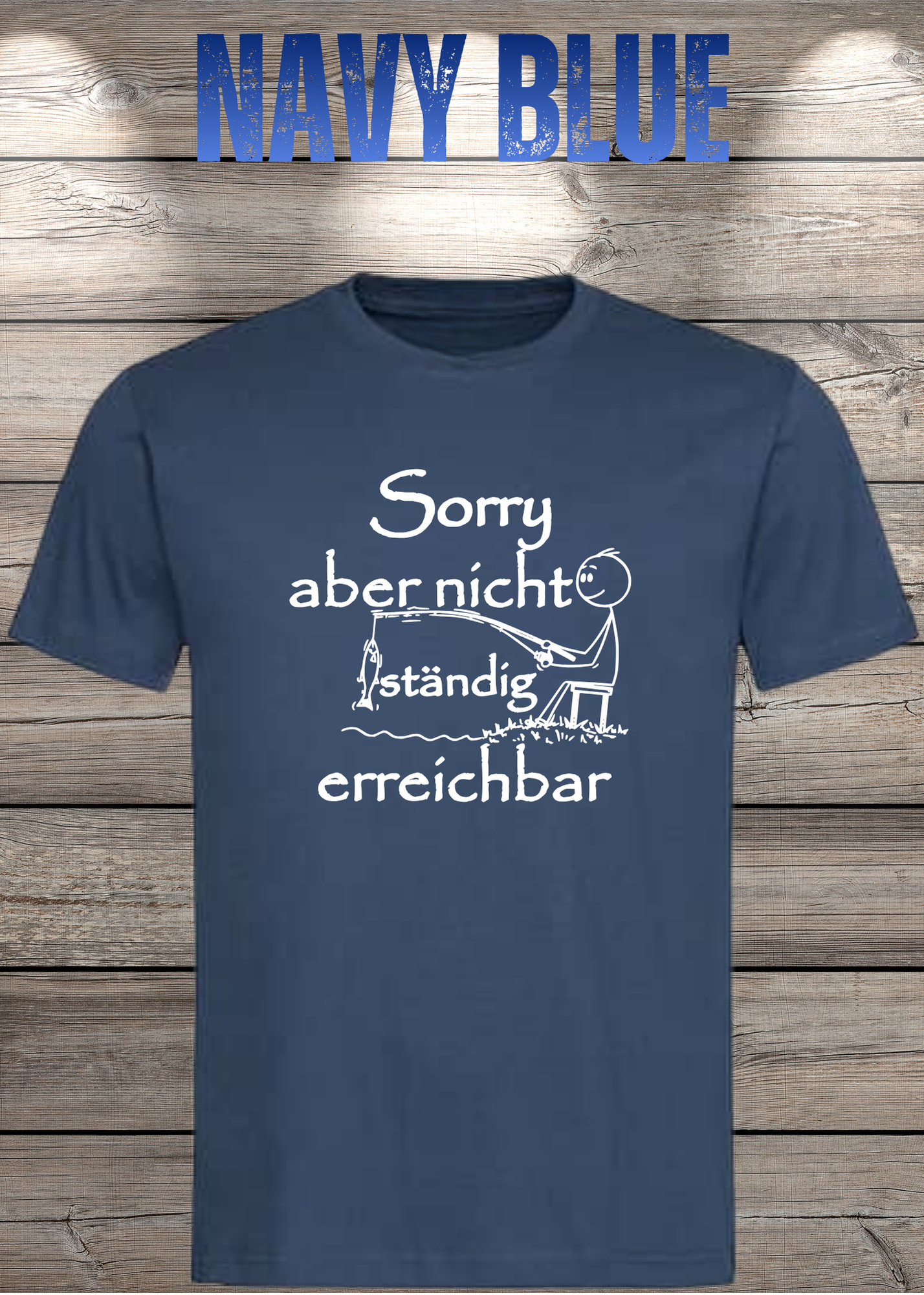 T-Shirt 'Sorry aber nicht ständig erreichbar' - Witziges Spruch-Shirt für Grenzensetzer