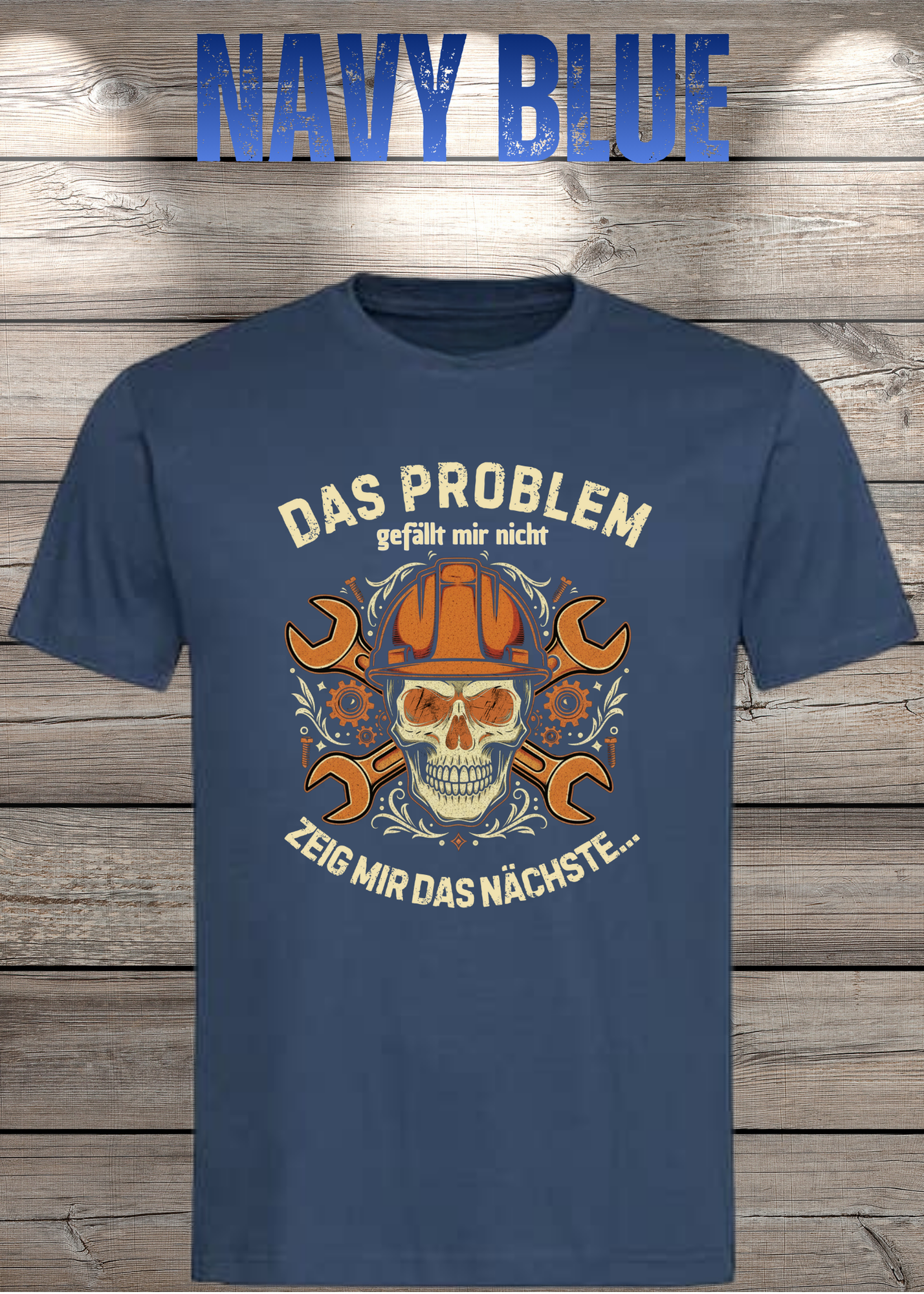 T-Shirt 'Das Problem gefällt mir nicht zeig mir das nächste' - Witziges Spruch-Shirt für Problemvermeider