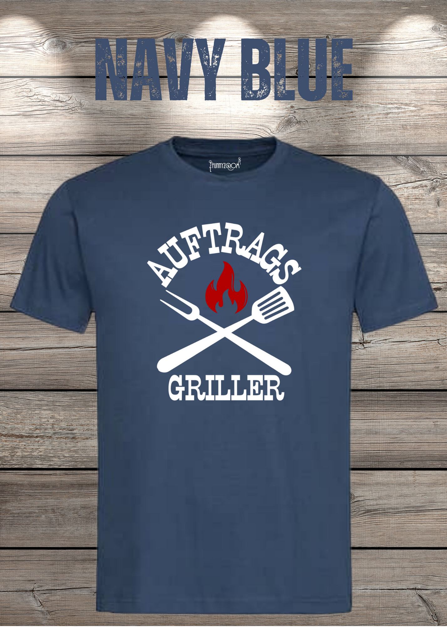 T-Shirt Auftrags-Griller Geschenkidee für Grillmeister Witziges T-Shirt mit Spruch Lustiges Unisex T-Shirt BBQ