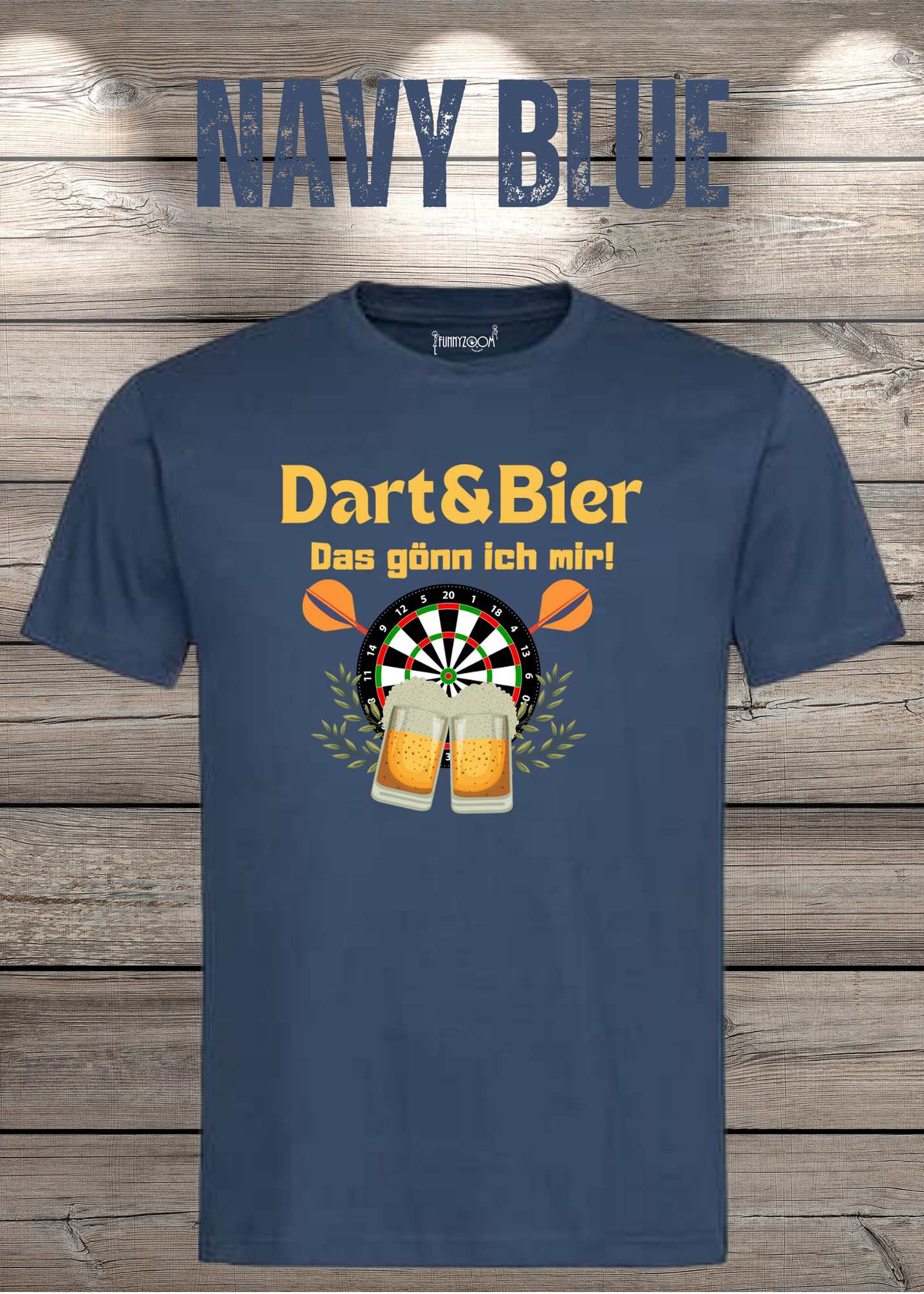 T-Shirt Dart & Bier das Gönn ich mir Witziges T-Shirt mit Spruch Geschenkidee Unisex